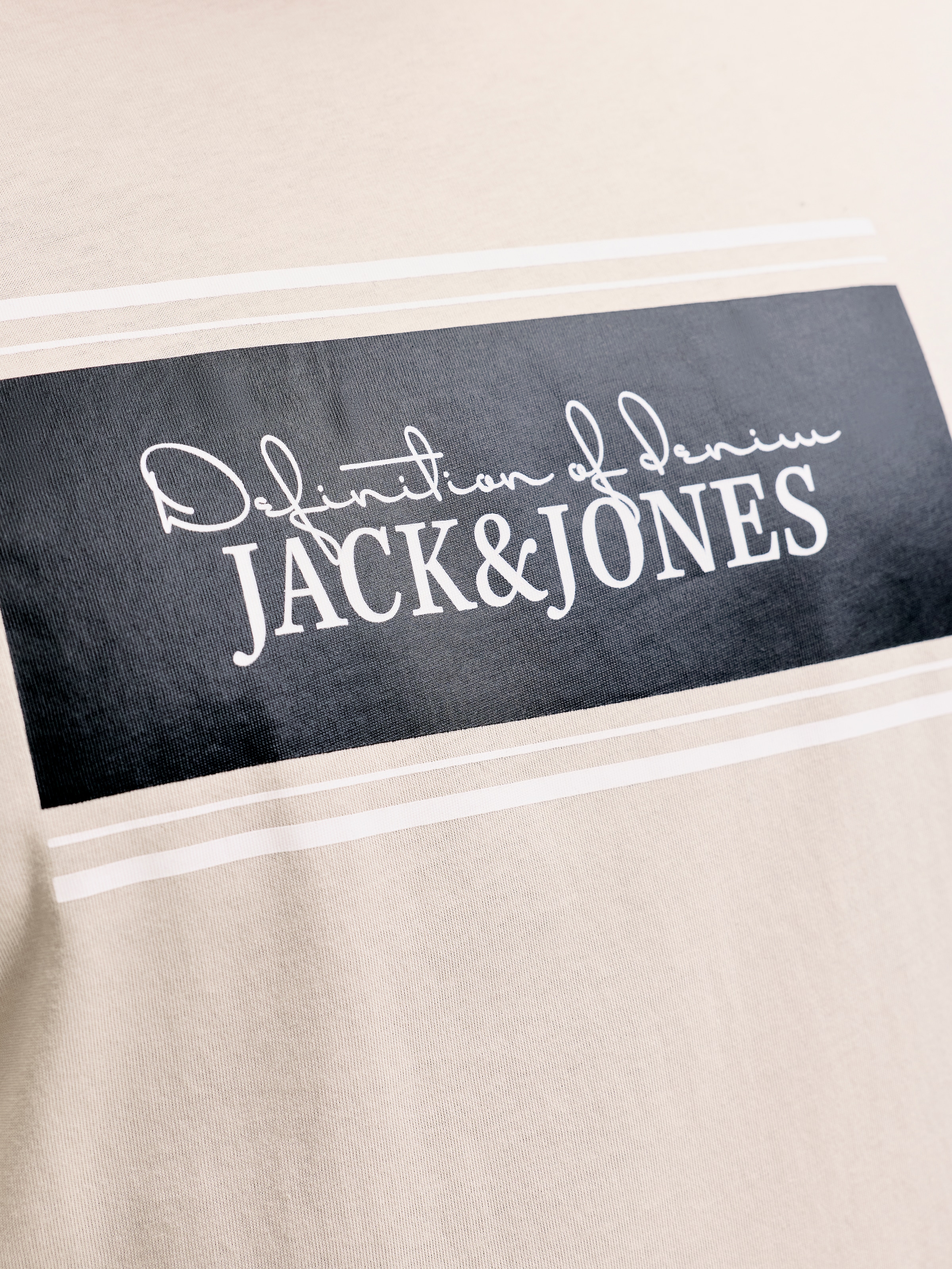Jack & Jones PlusSize 1100000002199 »JJBUSTER TEE SS CREW NECK BTS SN PLS« Baumwolle, regular fit