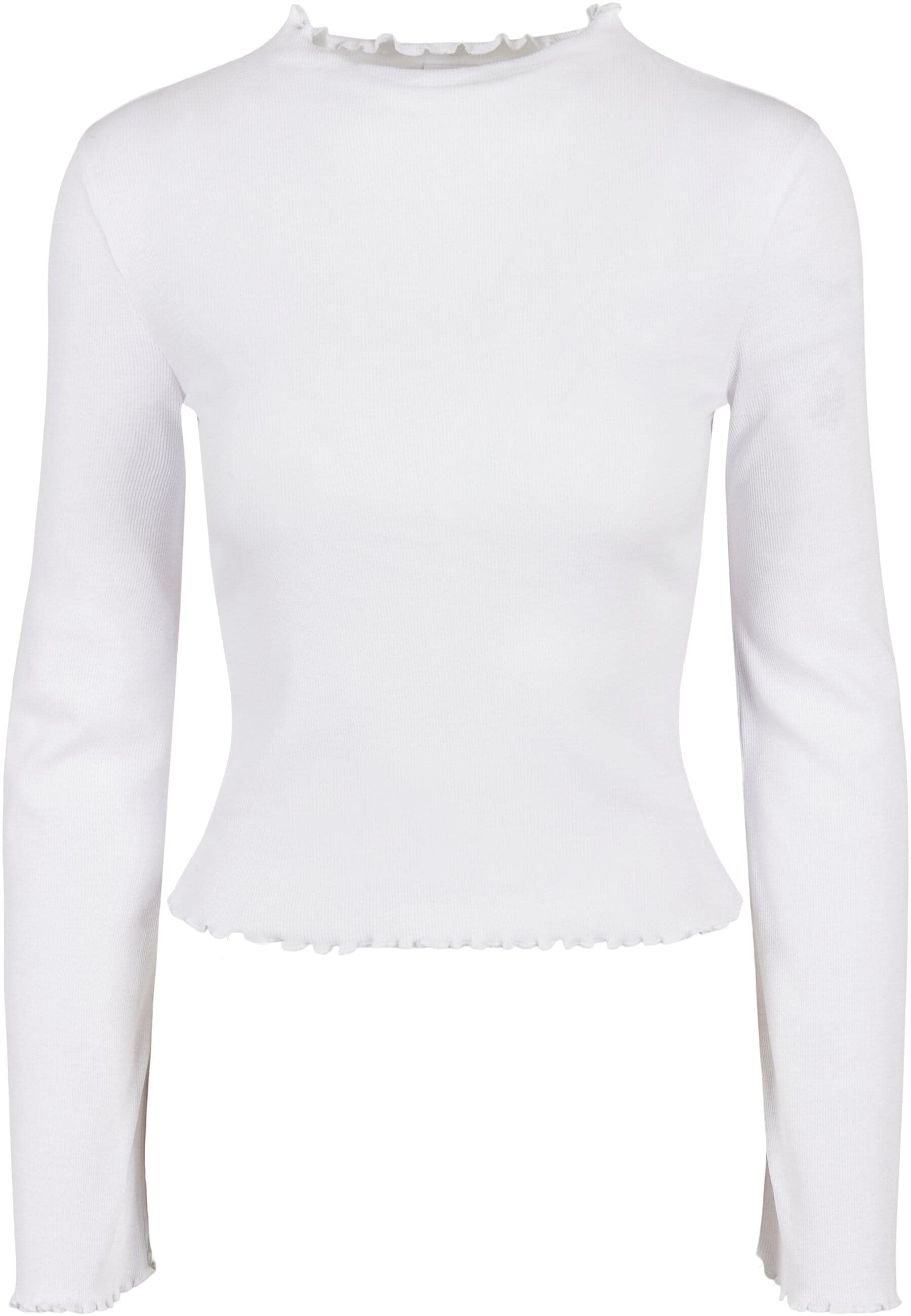 Langarmshirt »Urban Classics Damen Ladies Rib Turtelneck Longsleeve«