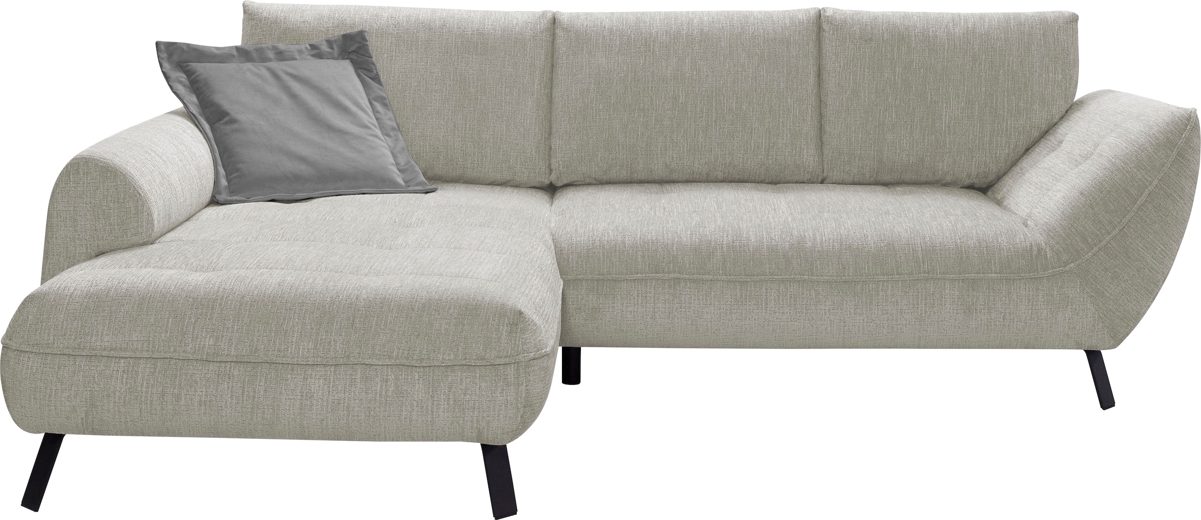 exxpo - sofa fashion Ecksofa "Bellini, Materialmix oder komplett Struktur, günstig online kaufen