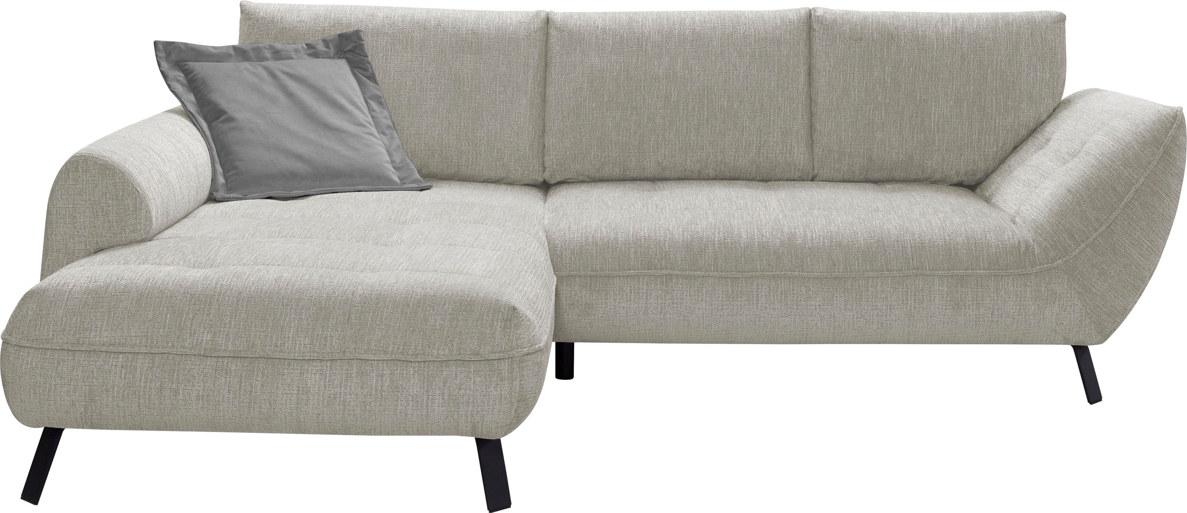 exxpo - sofa fashion Ecksofa "Bellini, Materialmix oder komplett Struktur, günstig online kaufen