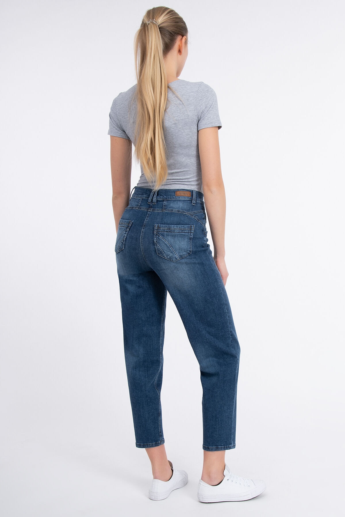 Recover Pants 5-Pocket-Jeans »Kiara«, mit Ziersteppung am Reißverschluß