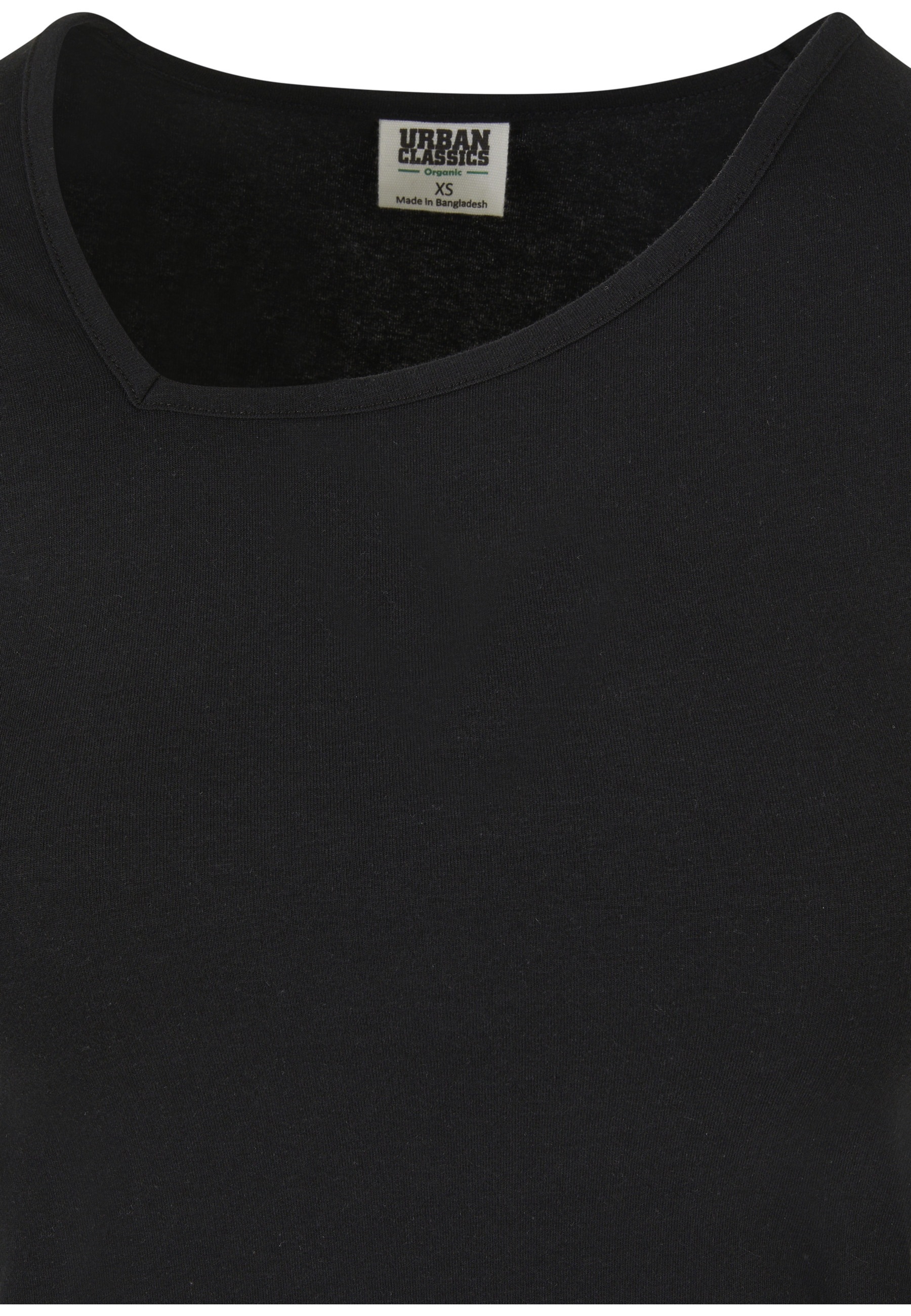 URBAN CLASSICS T-Shirt »Urban Classics Damen Ladies Organic Asymmetric Neckline Tee« 1 Stk.