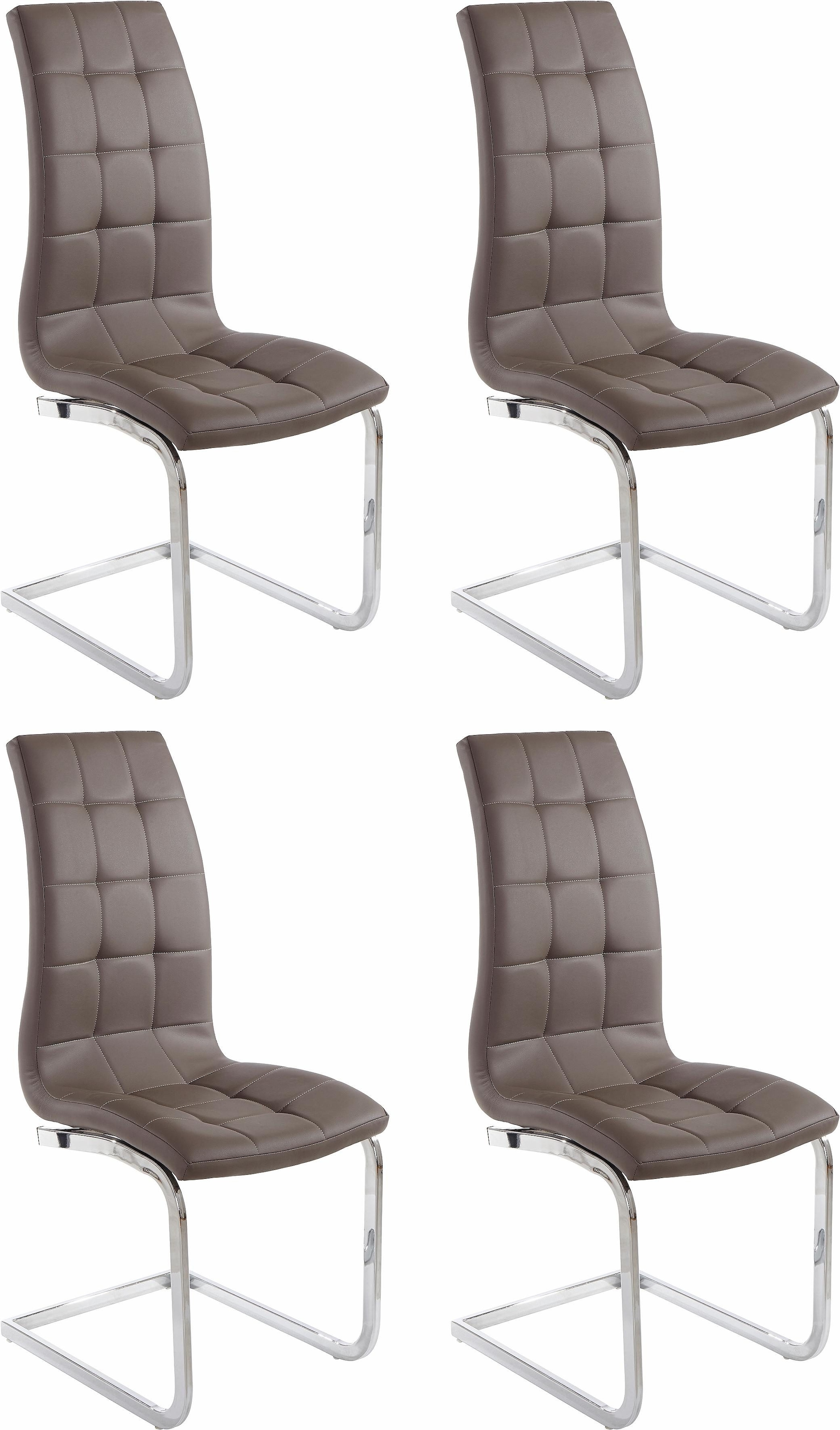 INOSIGN Freischwinger "Lola" (Set) 4 Stk.2 oder 4 Stück, Bezug in Kunstlede günstig online kaufen