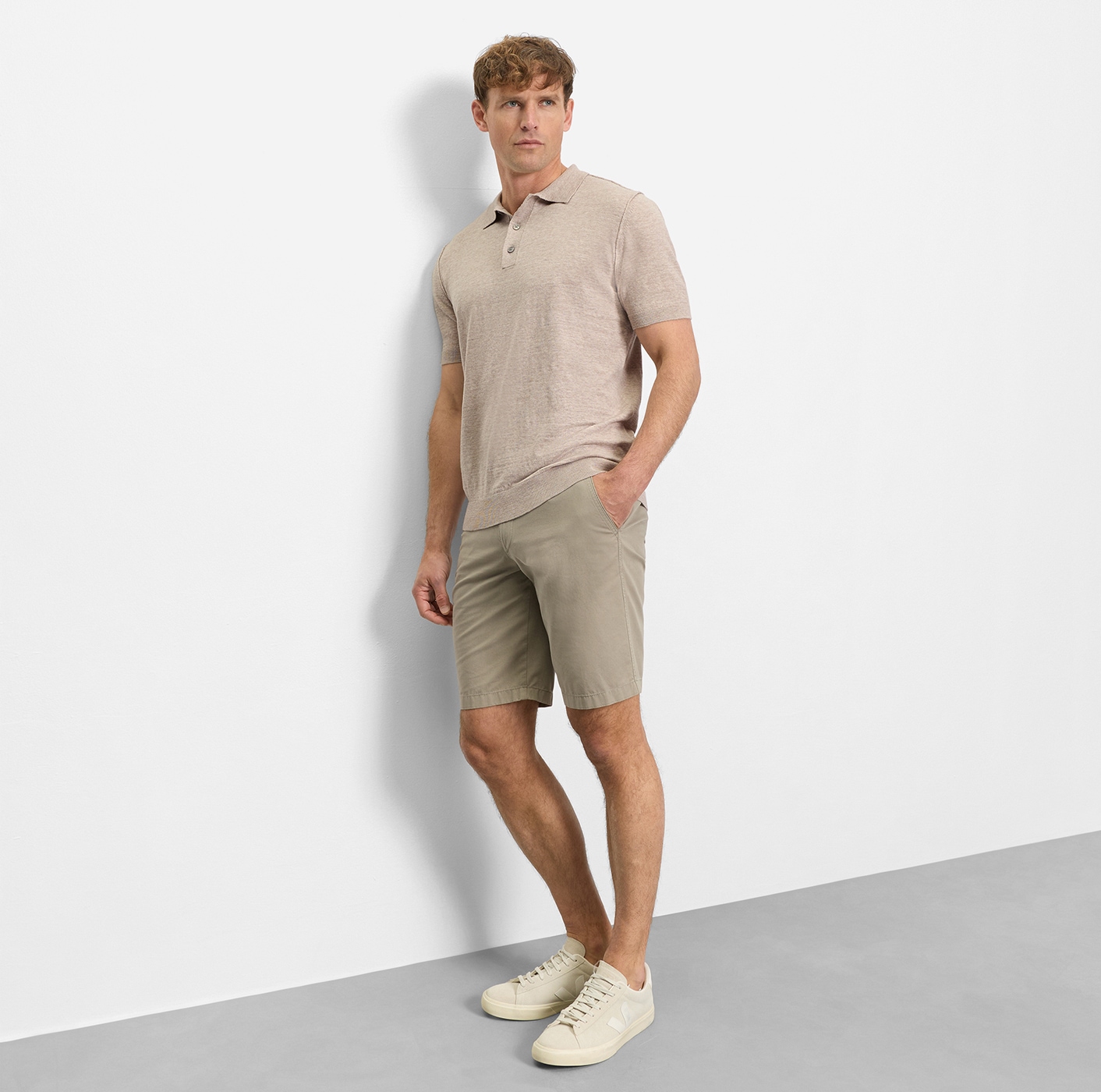 OLYMP Poloshirt »Strick Casual« mit Knopfleiste, regular fit