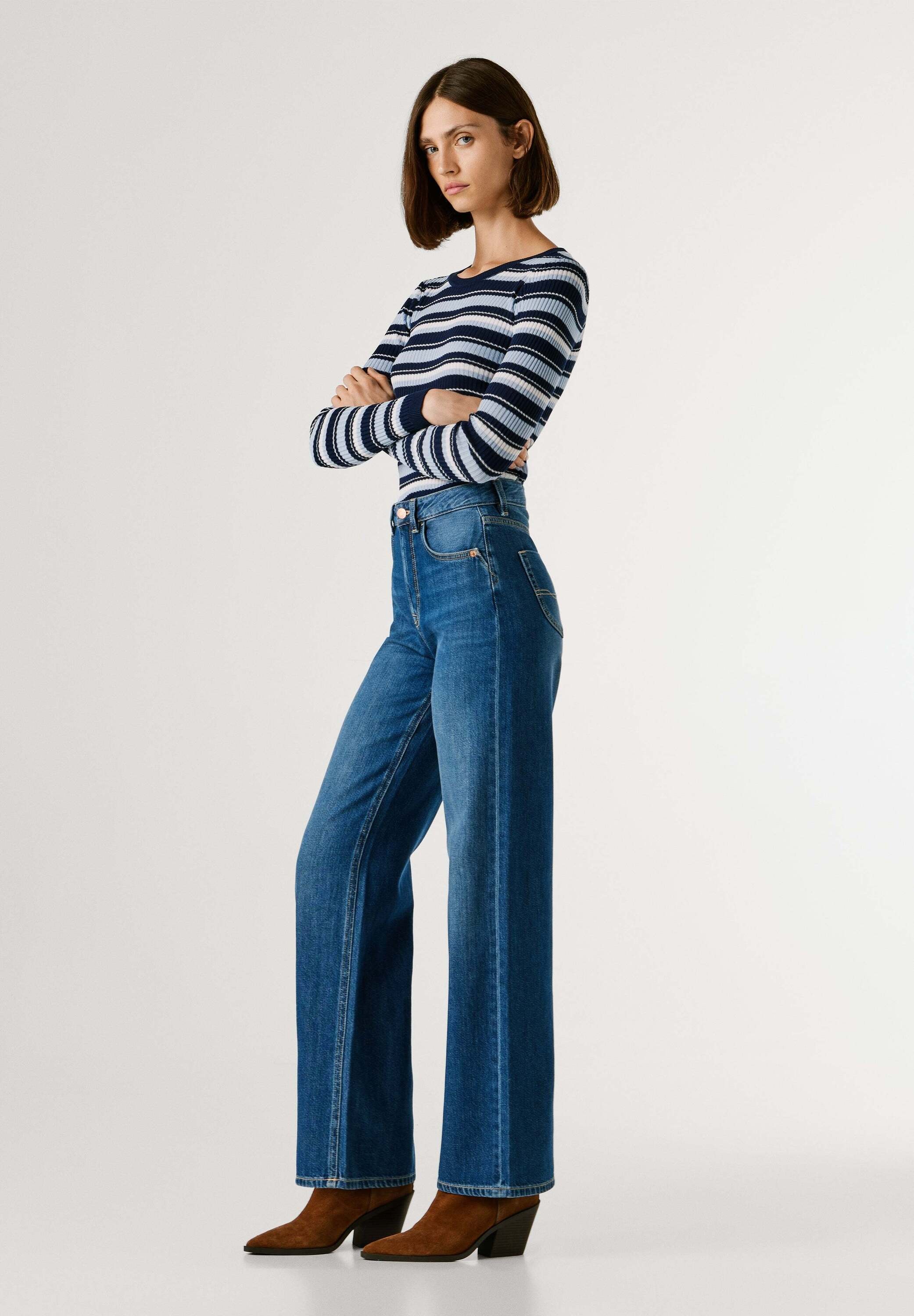 Pepe Jeans Straight-Jeans »straight leg jeans STRAIGHT JEANS UHW LEXA«