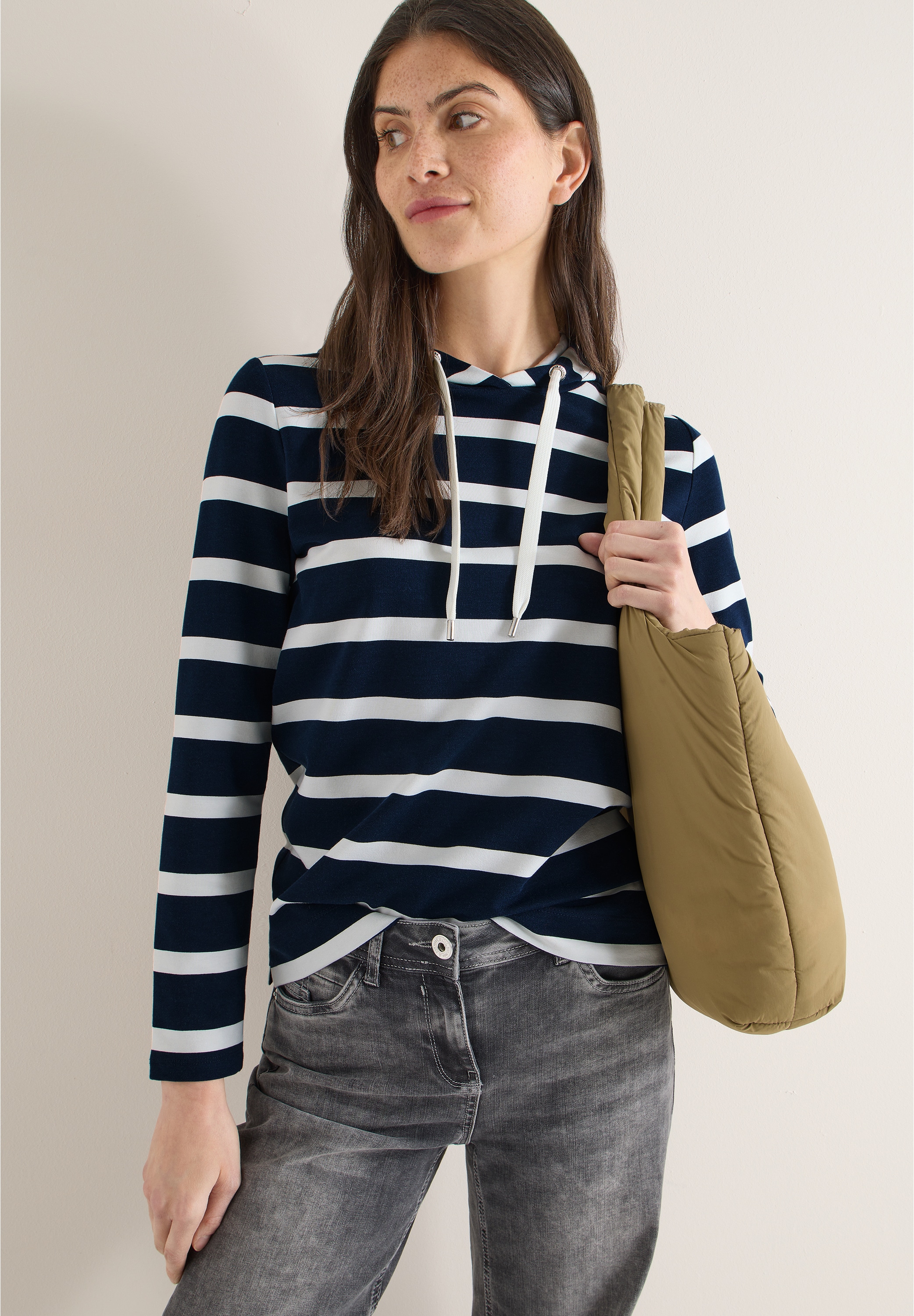 Cecil Langarmshirt mit Kapuze