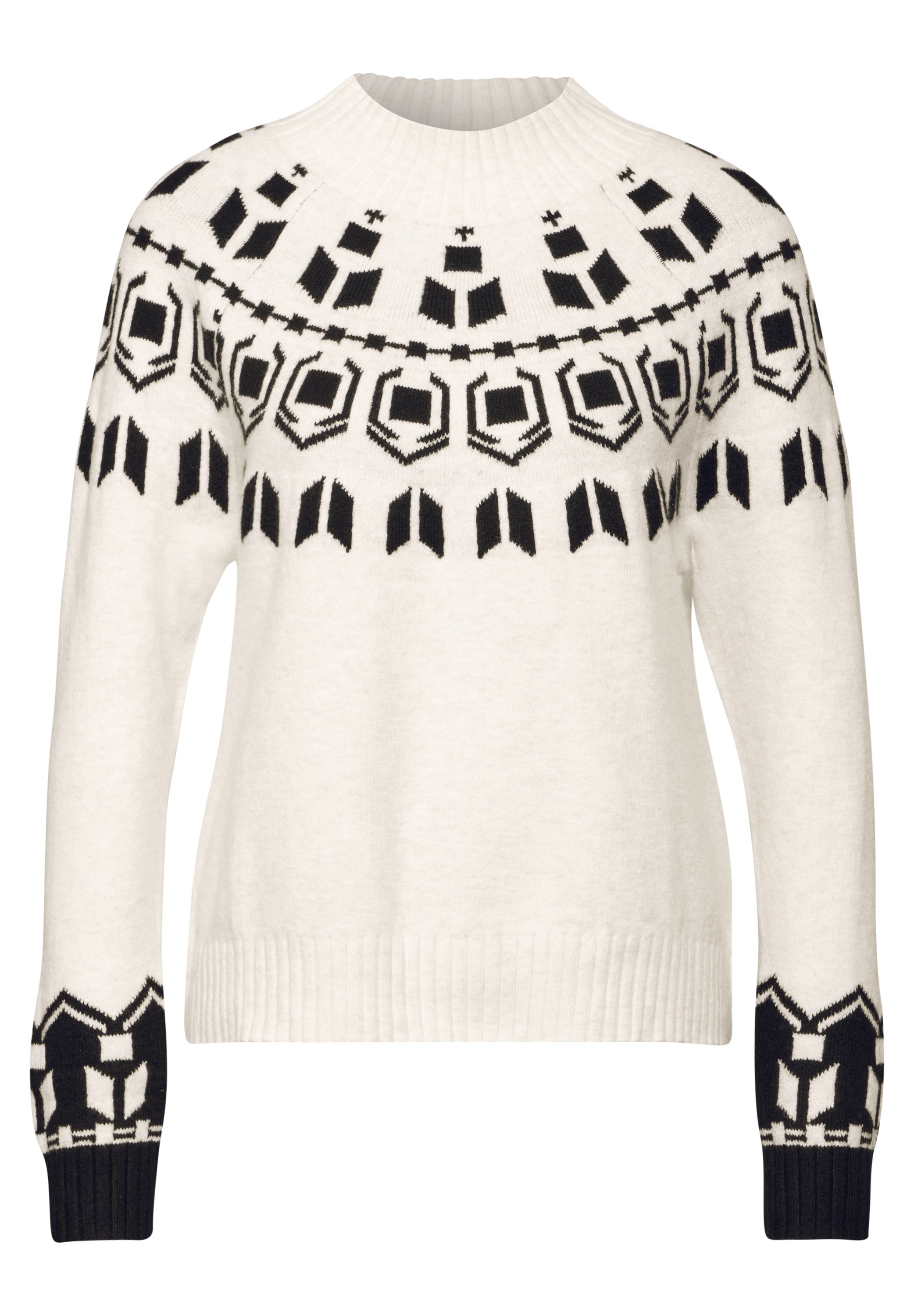 STREET ONE Strickpullover, mit Muster