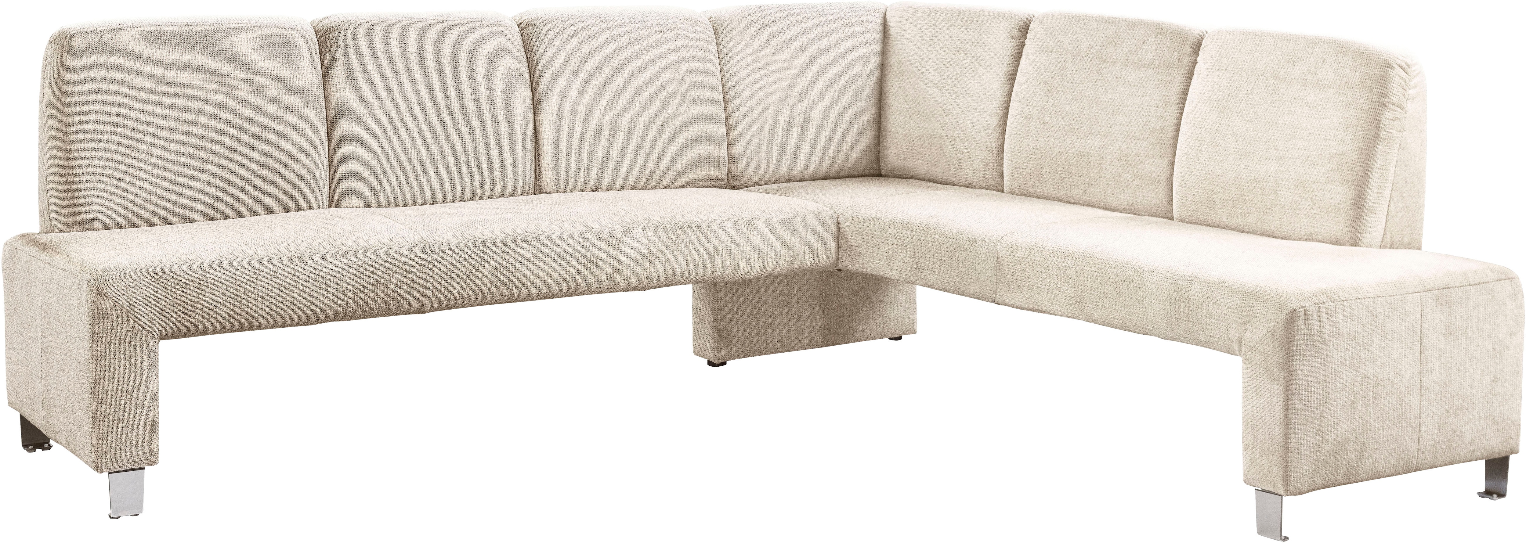 exxpo - sofa fashion Eckbank "Intenso, modern, 263/198 cm (B/T)" hohe Bodenfreiheit, frei im Raum stellbar, hoher Sitzkomfort