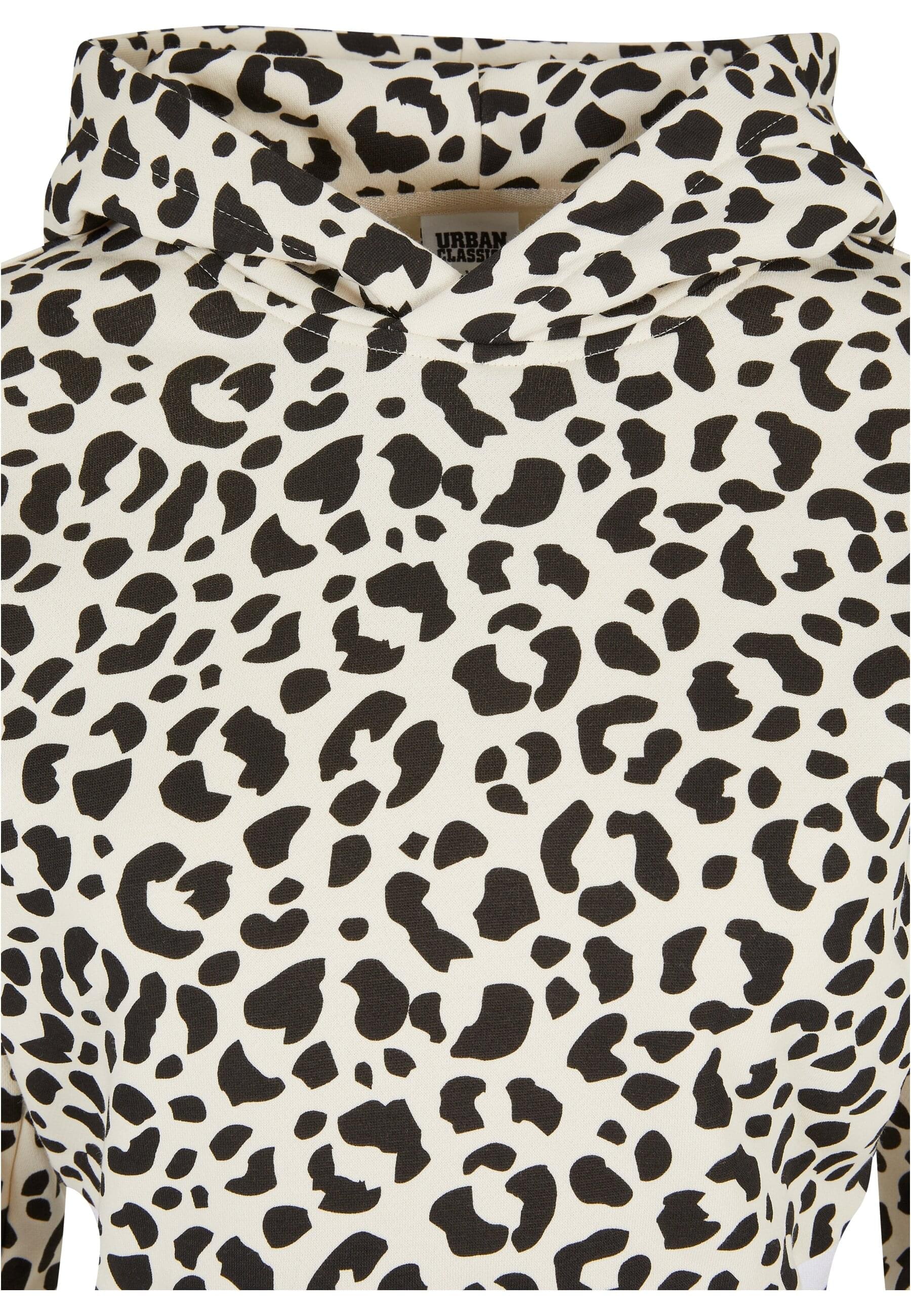 URBAN CLASSICS Kapuzenpullover »Urban Classics Damen Ladies Short AOP College Hoody«, (1 tlg.)