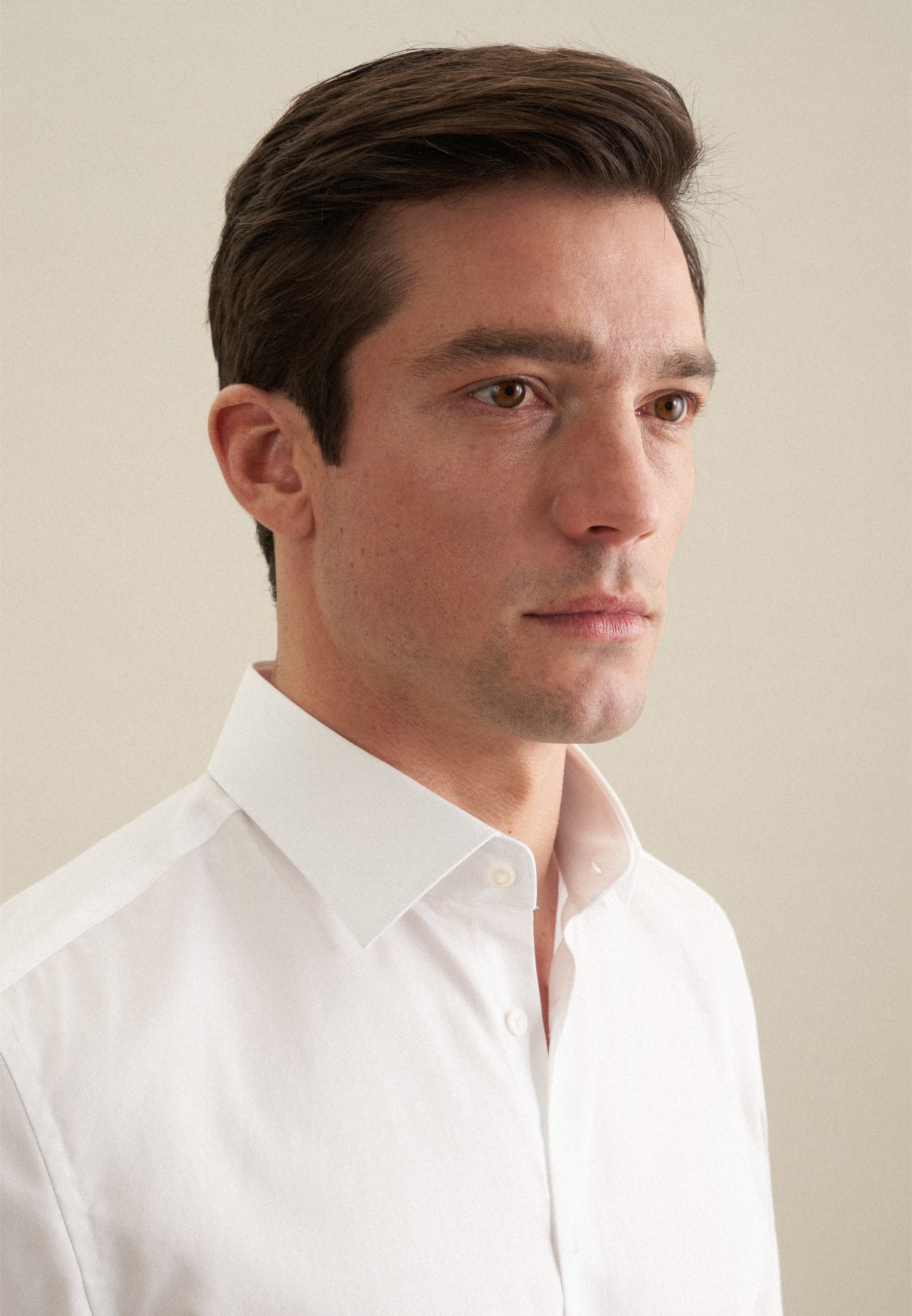 Thumbnail - seidensticker Businesshemd "Schwarze Rose" Shaped 1/1 Extra lang Kentkragen Uni