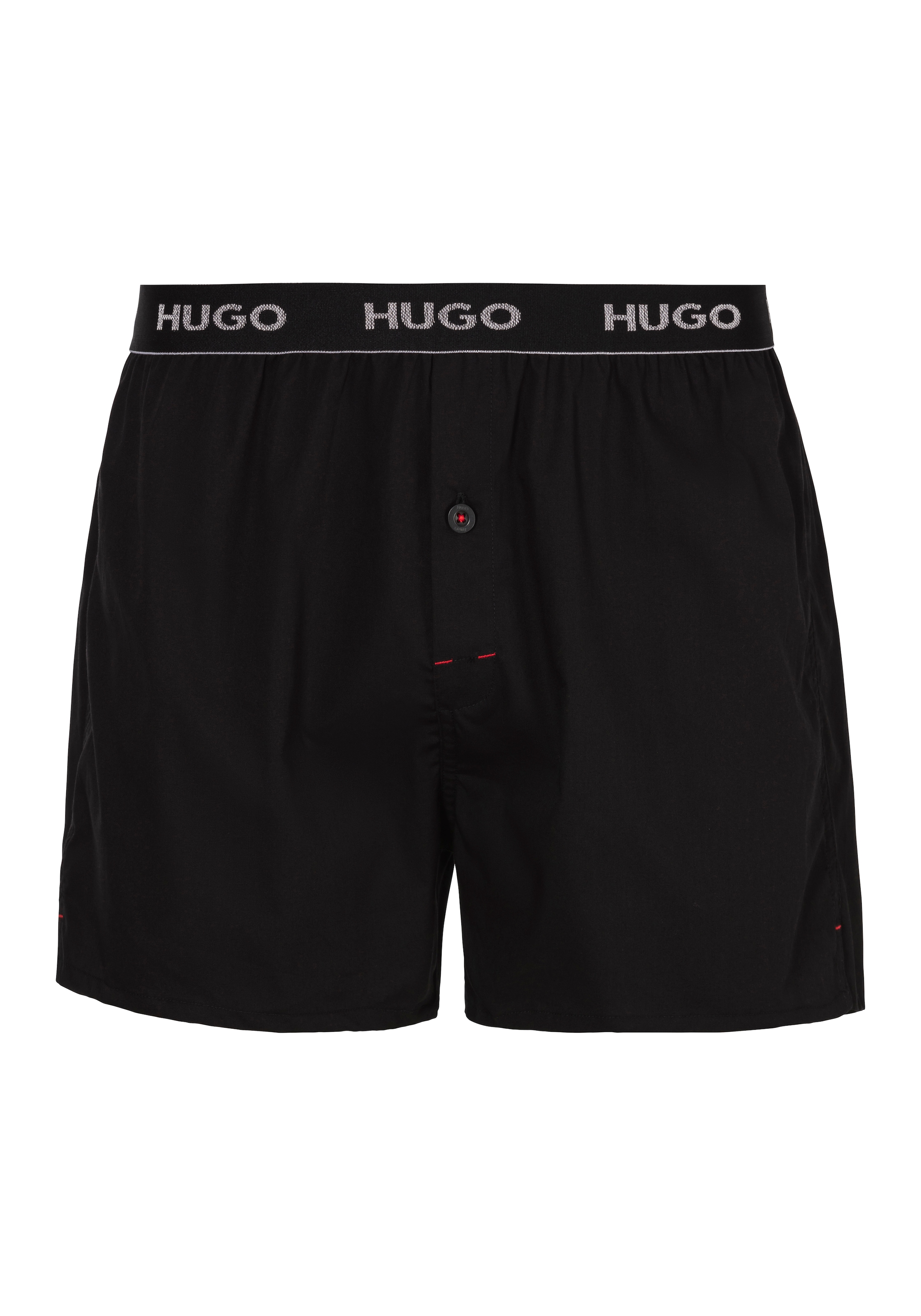 HUGO Underwear Boxer »WOVEN BOXER TRIPLET«, (Packung, 3 St., 3), mit elastischem Bund