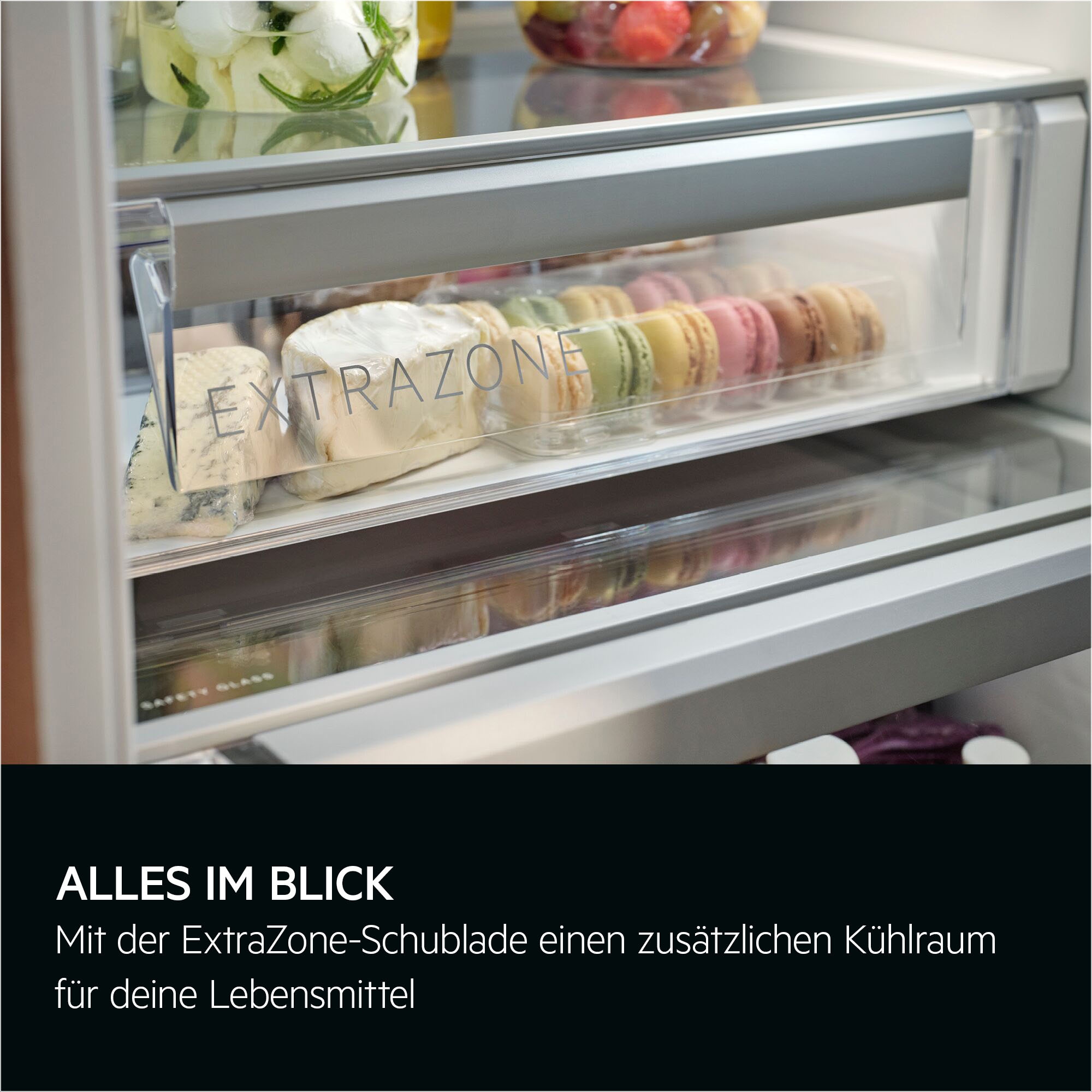 AEG Einbaukühlschrank 6000 »TK6DS181DC 923584343« 176,9 cm hoch 55,7 cm breit DynamicAir: Für gleichmäßige Kälteverteilung