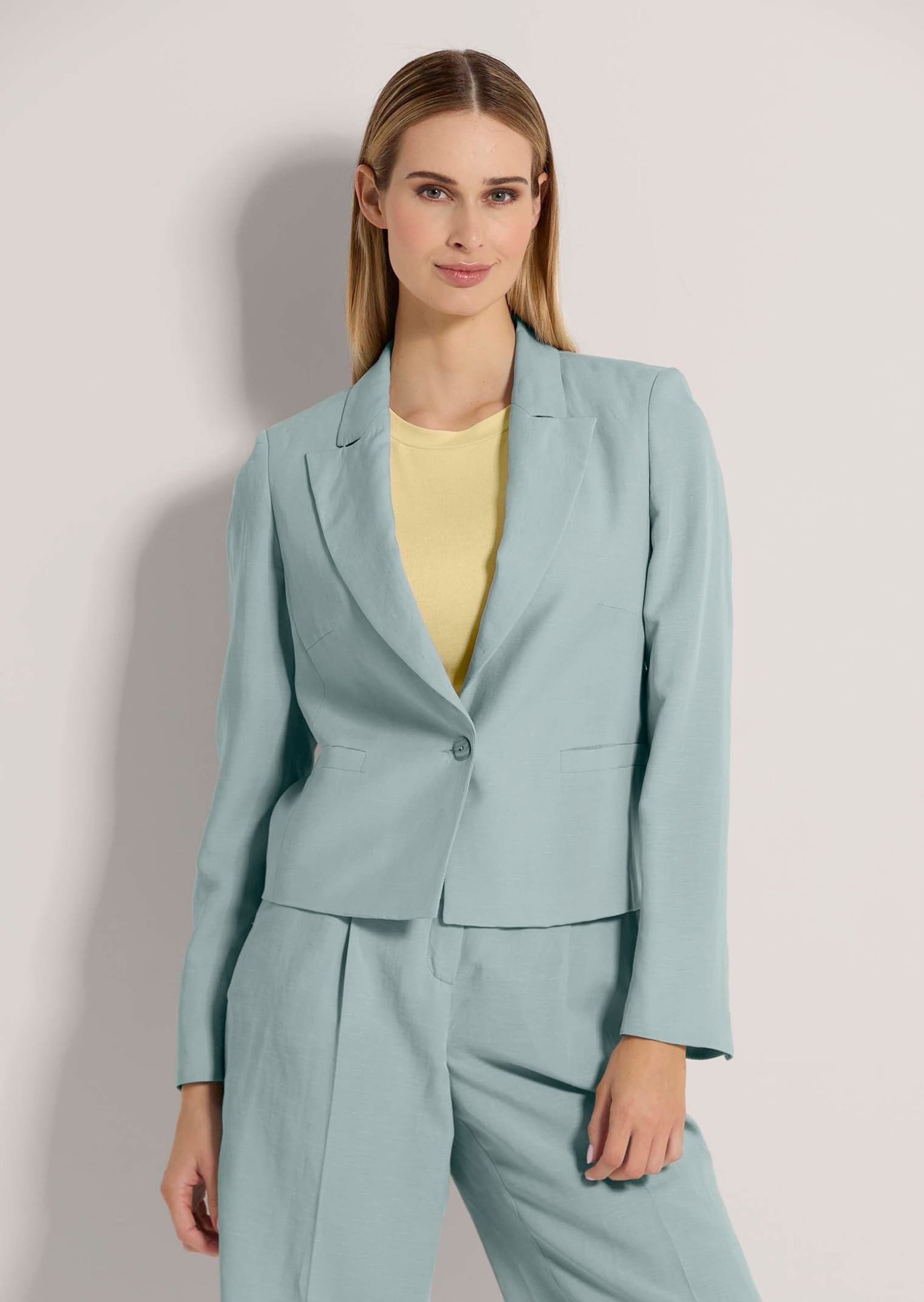 MADELEINE Jackenblazer "Blazer Kurzblazer mit Leinen" günstig online kaufen