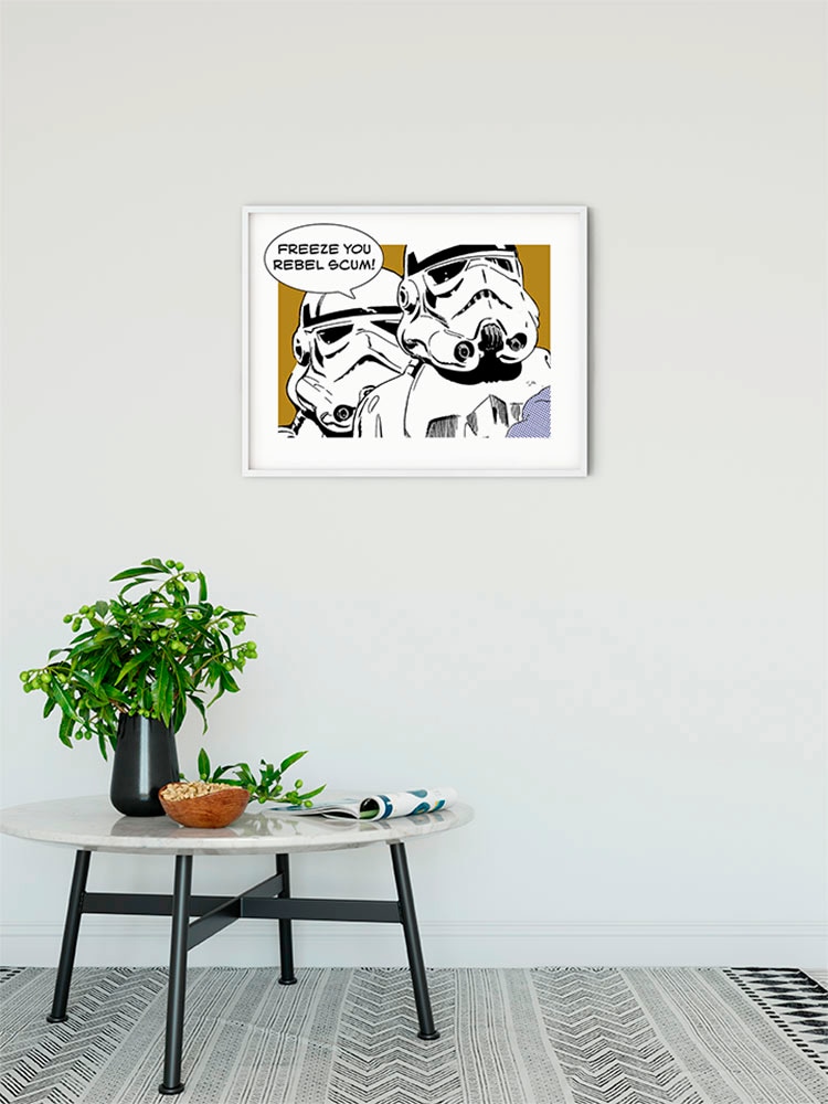 Komar Bild »Star Wars Classic Comic Quote Stormtrooper« Star Wars 1 Stk. tlg. Wandbild zur Dekoration im Kinderzimmer - ohne Rahmen