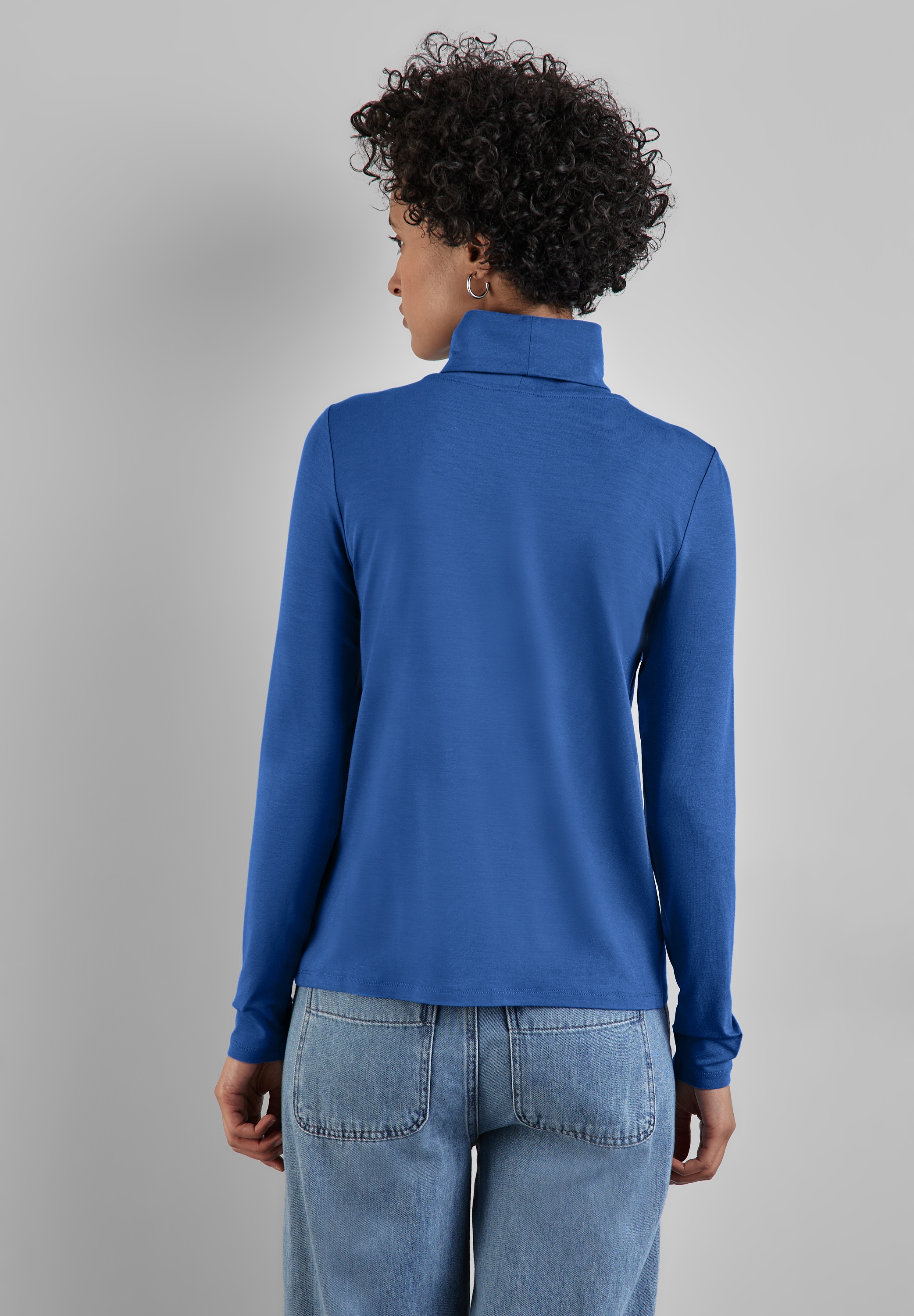 STREET ONE Langarmshirt, im soften Baumwoll-Mix