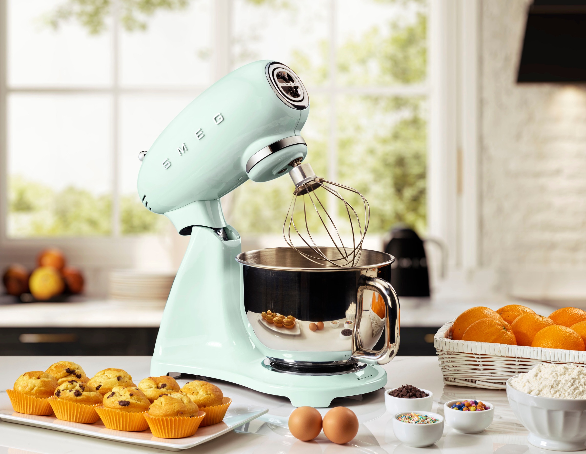 Smeg Küchenmaschine »SMF03PGEU Pastellgrün«