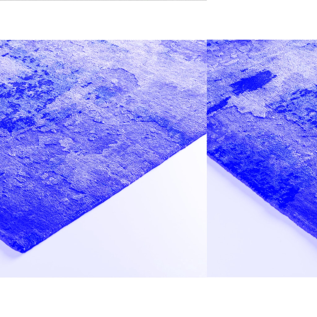 Wohnen Pantone Farben 2021 OCI DIE TEPPICHMARKE Teppich »Signature Earth«, rechteckig, 4 mm Höhe, handgeknüpft, Wohnzimmer grau