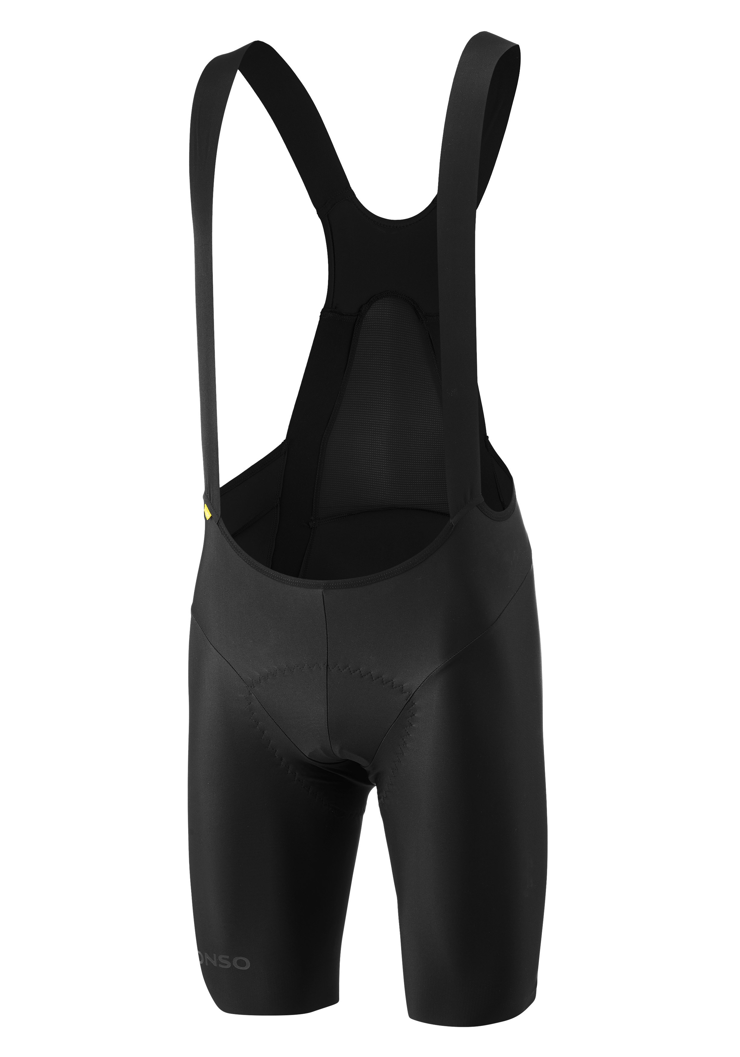 Thumbnail - Gonso Fahrradhose "Ride Miles Bib Circle Long M" Um 4cm verlängertes Bein mit Lasercut-Beinabschlüssen