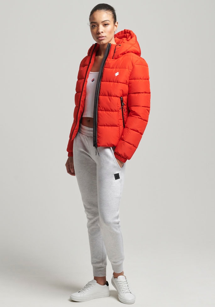 Superdry Steppjacke »HOODED SPIRIT SPORTS PUFFER«, mit Kapuze, aus  wasserabweisendem Material für kaufen | BAUR