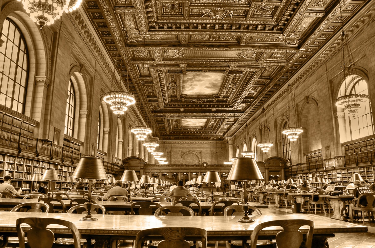 Papermoon Fototapete "Alte Bücherrei"