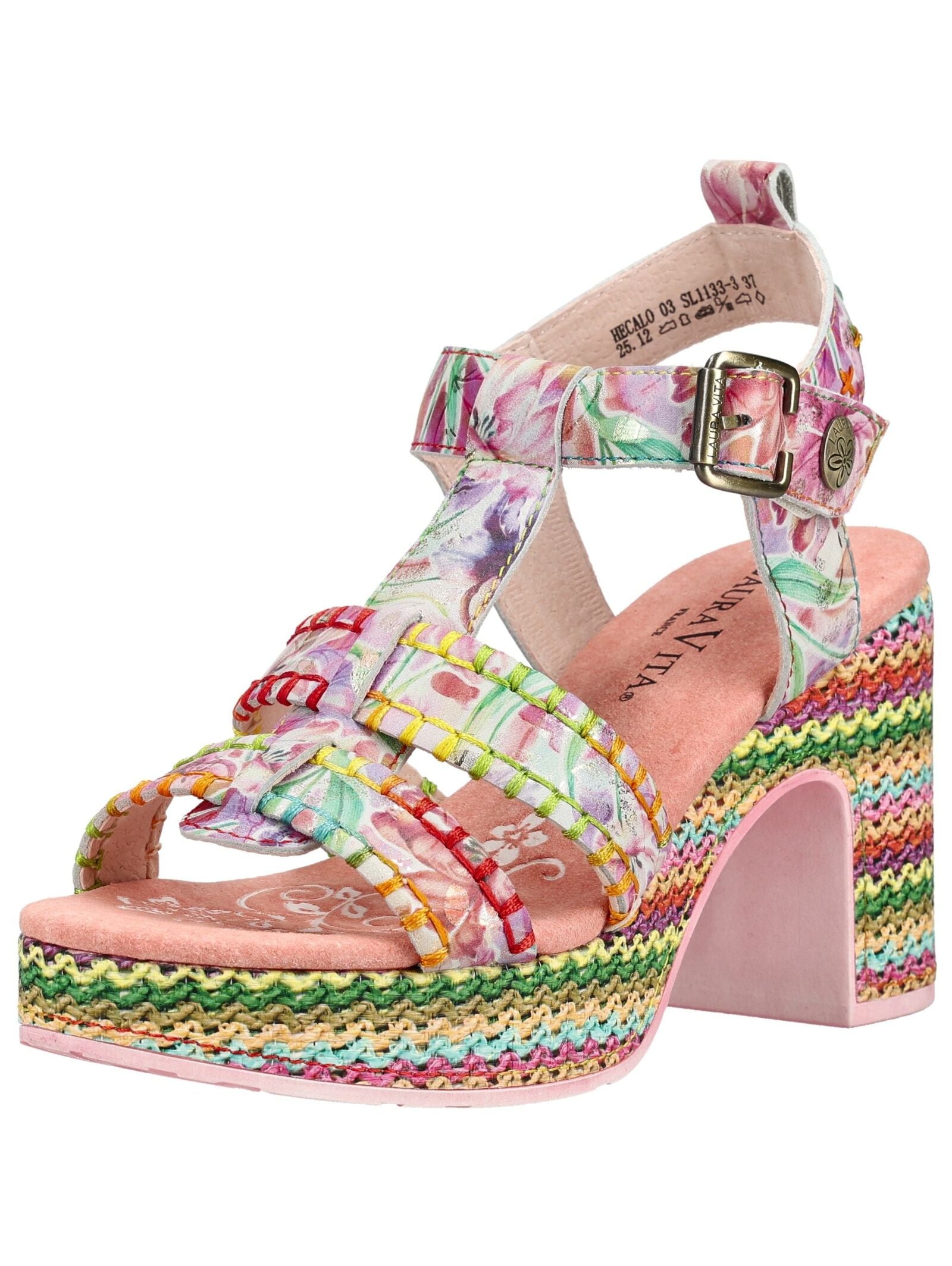 LAURA VITA High-Heel-Sandalette "LAURA VITA Sandalen Leder" günstig online kaufen