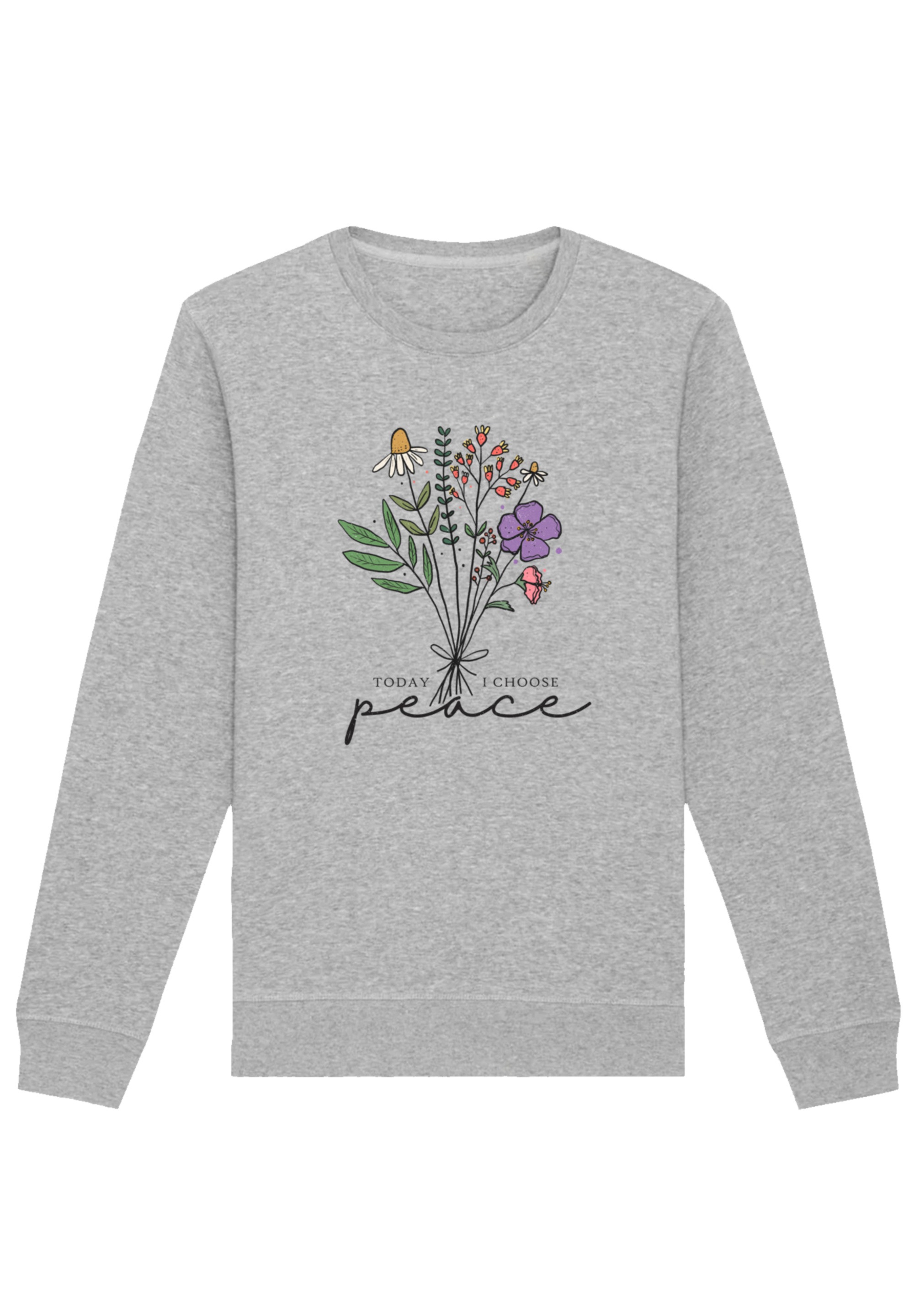 F4NT4STIC Sweatshirt "Flower today I choose peace", Premium Qualität günstig online kaufen