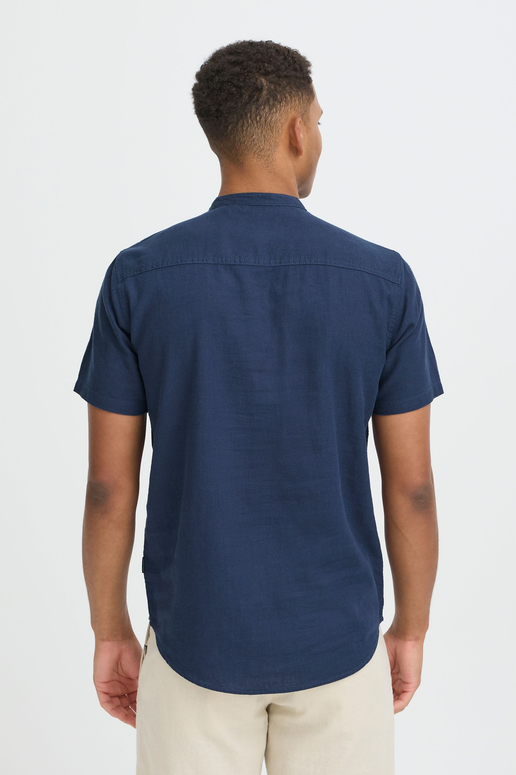 Blend Leinenhemd »BHLiam« Stilvolles Kurzarmhemd aus Leinenmix