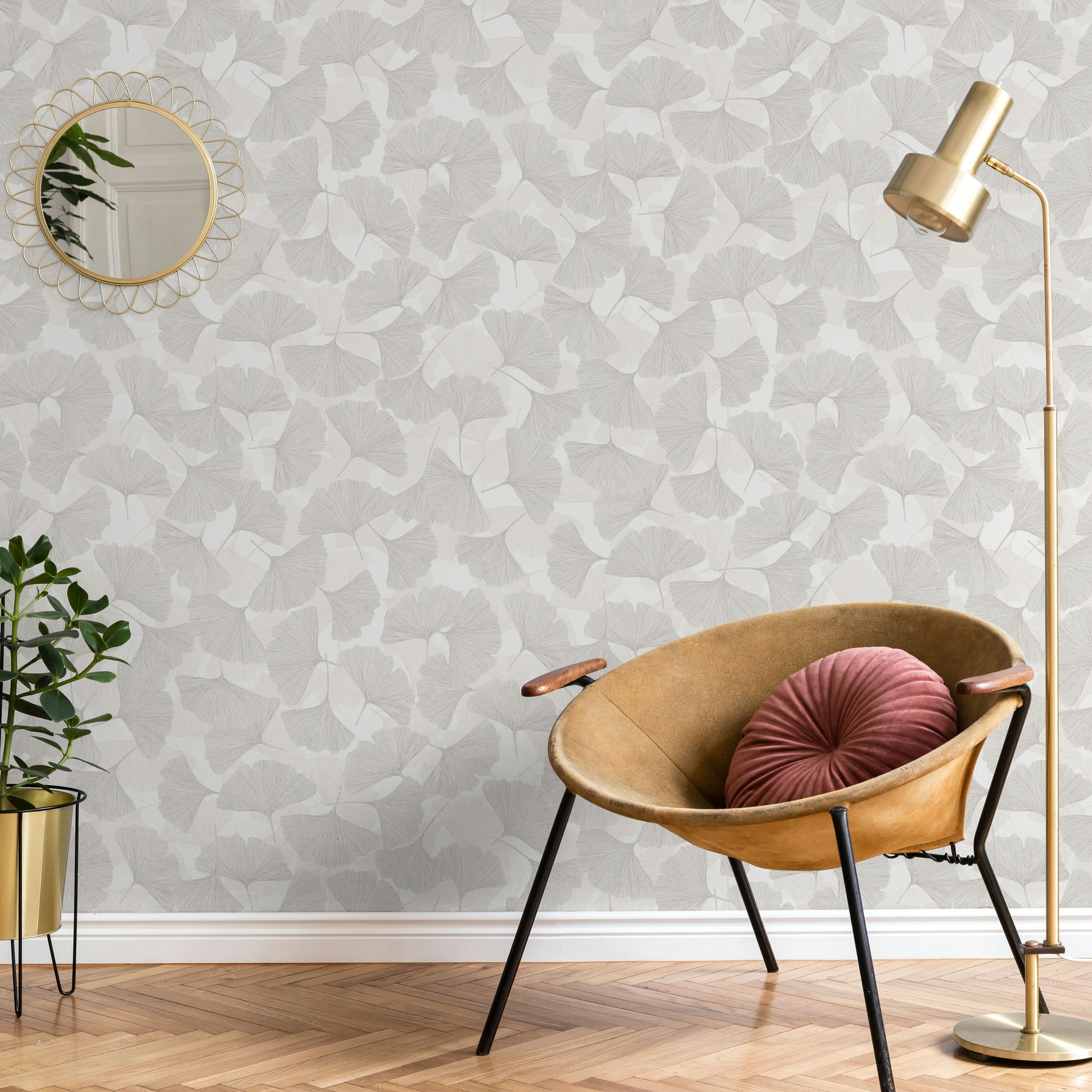 Marburg Vliestapete "Tau Echo" floral für Wohnzimmer Schlafzimmer Küche