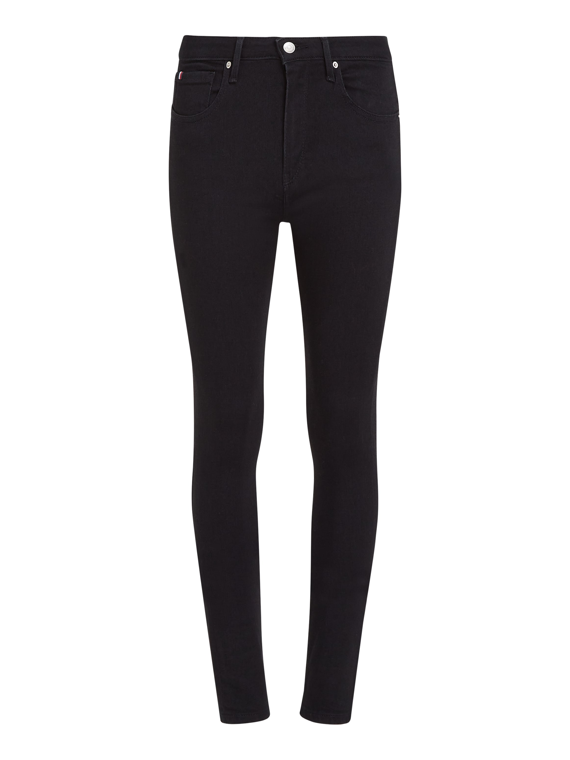 Tommy Hilfiger Skinny-fit-Jeans »COMO SKINNY RW BLACK«, mit Tommy Hilfiger Logo-Badge
