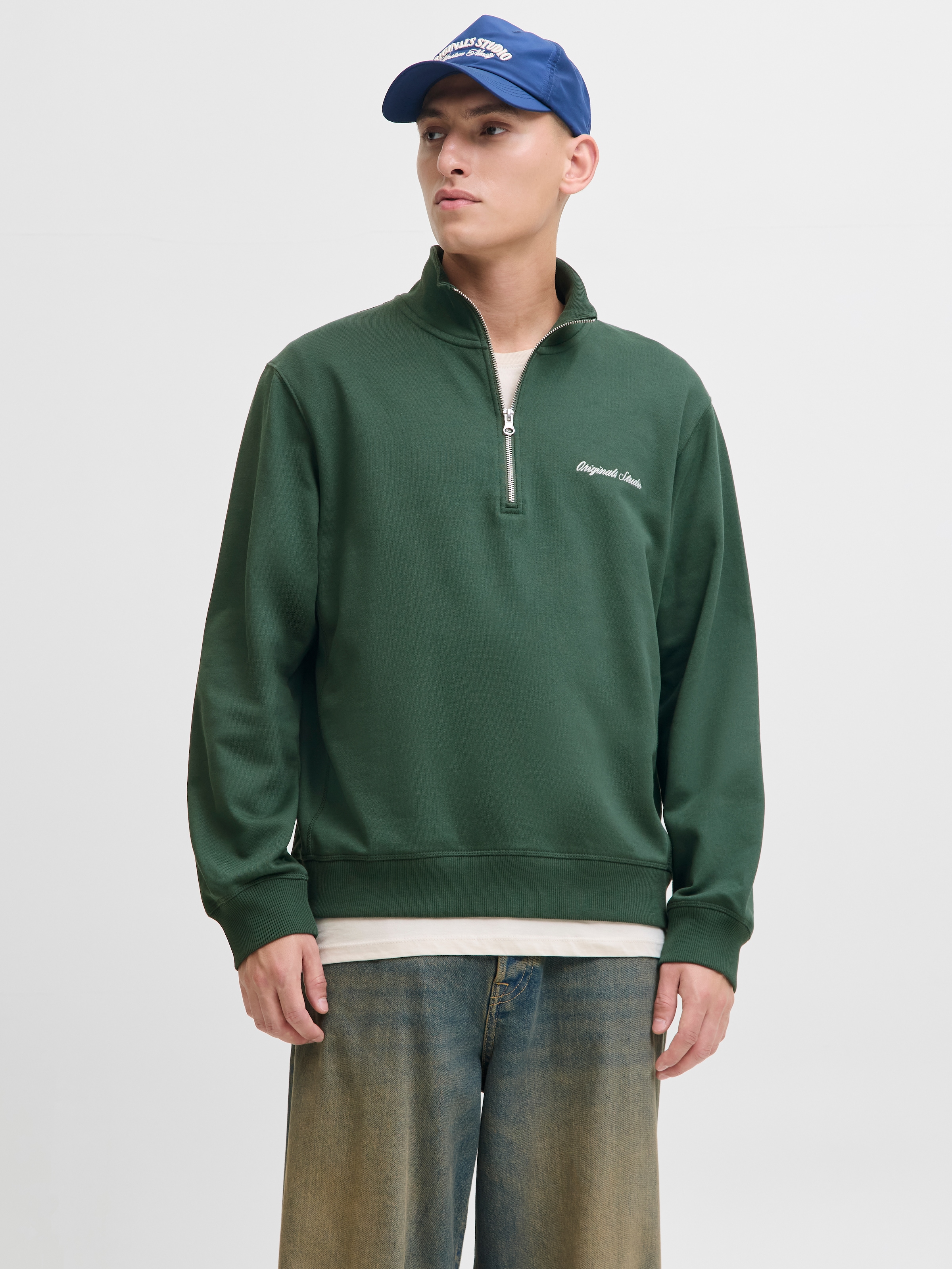 Jack & Jones "JORNORREBRO EMB SWEAT HIGH NECK SN"