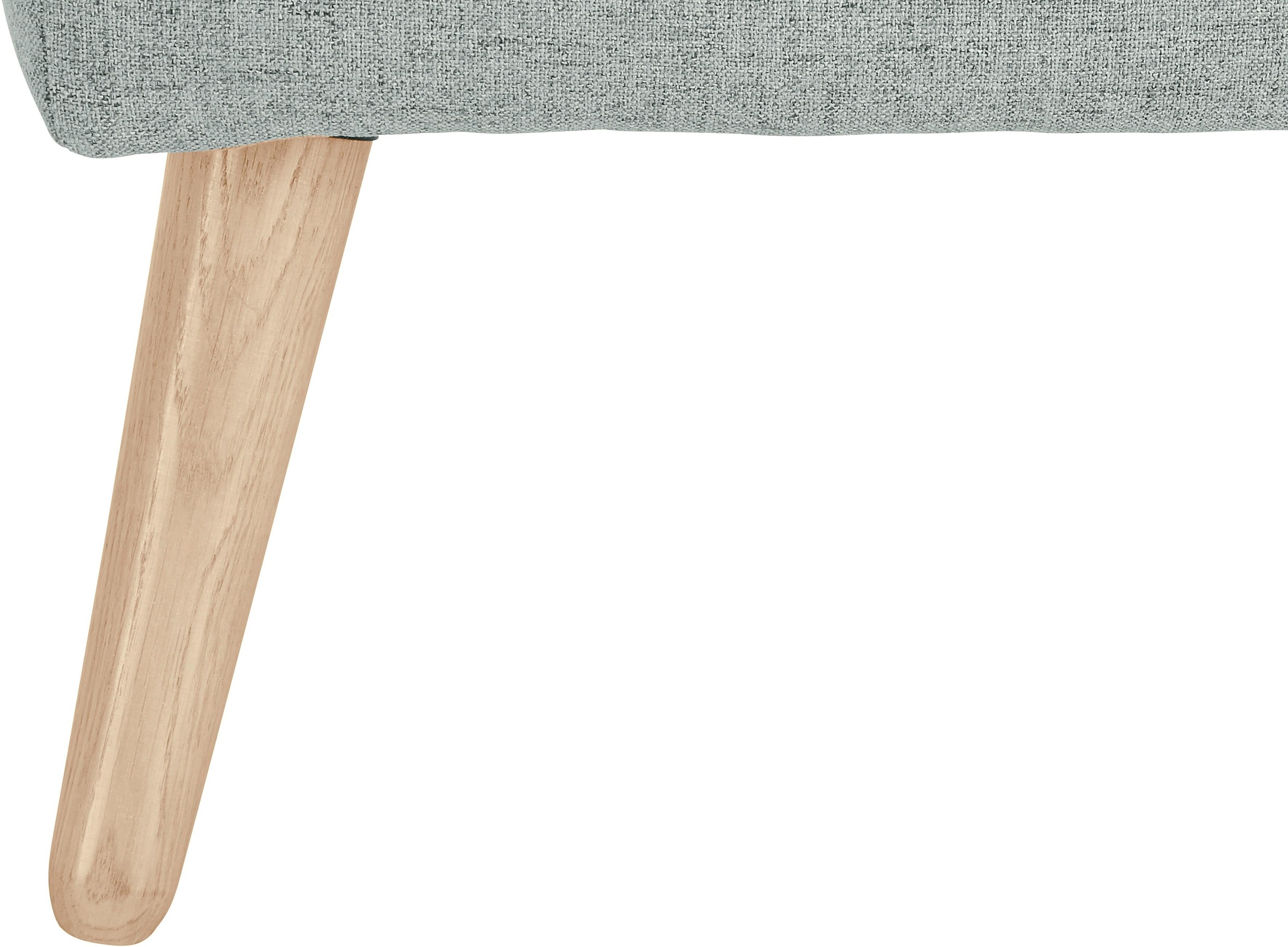 Hocker OTTO HOME "Bille", grün (mint), B:58cm H:45cm T:58cm, Struktur (100% Polyester);Struktur fein (100% Polyester);Samtoptik (100% Polyester);Luxus-Microfaser weich (100% Polyester), Hocker, Sitzhocker, mit Eiche-Beinen, Design by Morten Georgsen 6