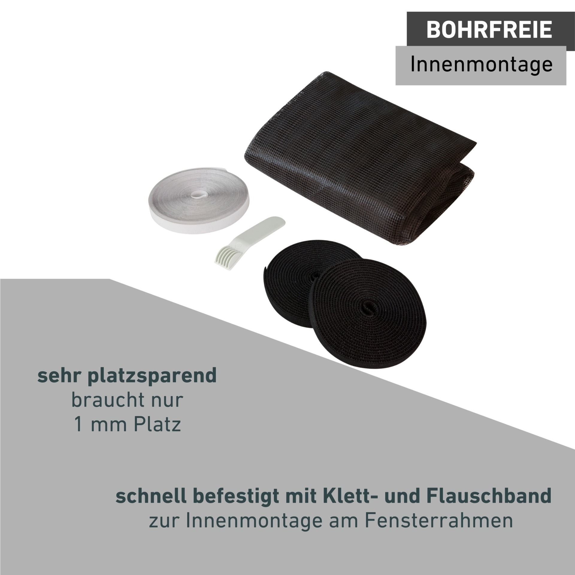 Windhager »Open-Up, flexibler Insektenschutz für Fenster, ohne Bohren« 1 Stk. tlg. Insektenschutzgitter 130 x 150 cm, erhältlich in anthrazit oder weiß