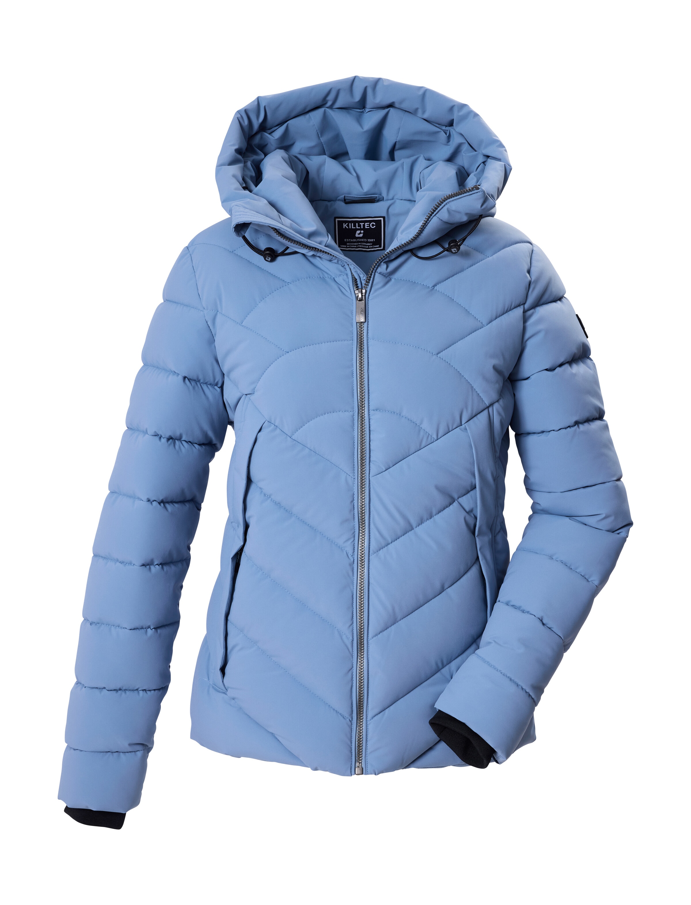 Killtec Steppjacke "KOW 13 WMN QLTD JCKT" Wasserabweisende Steppjacke, weitenregulierbare Kapuze