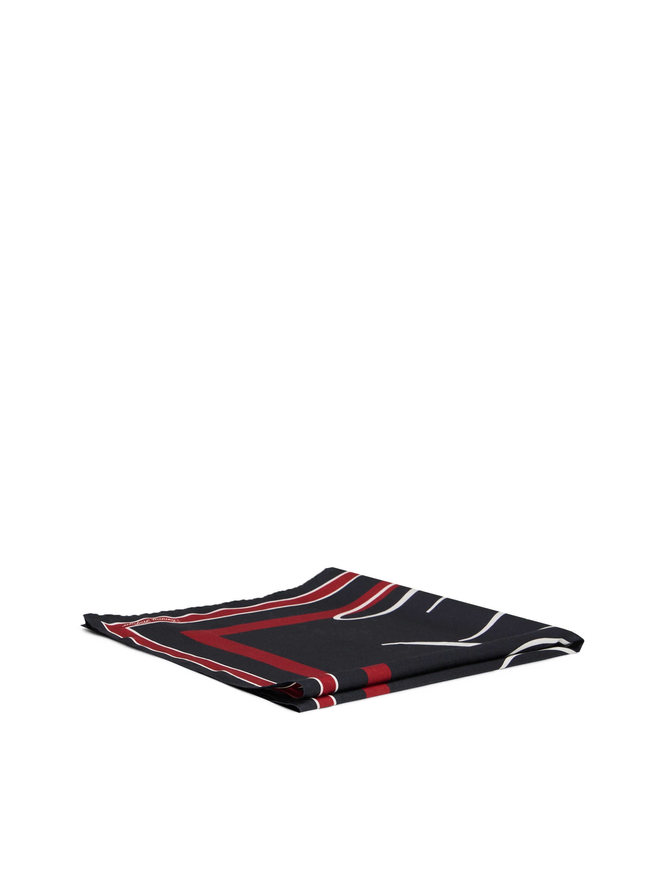 Tommy Hilfiger Halstuch "TH HERITAGE SCRIPT SILK SCARF", quadratisch, aus r günstig online kaufen