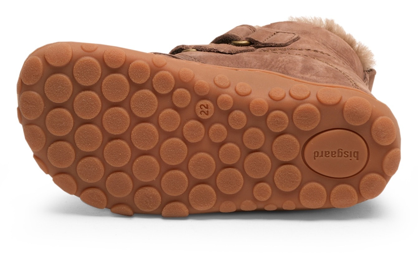 Bisgaard Winterboots »luke lamb«, Barfußschuh, Klettstiefel, Winterschuh mit großzügigem Fußbereich
