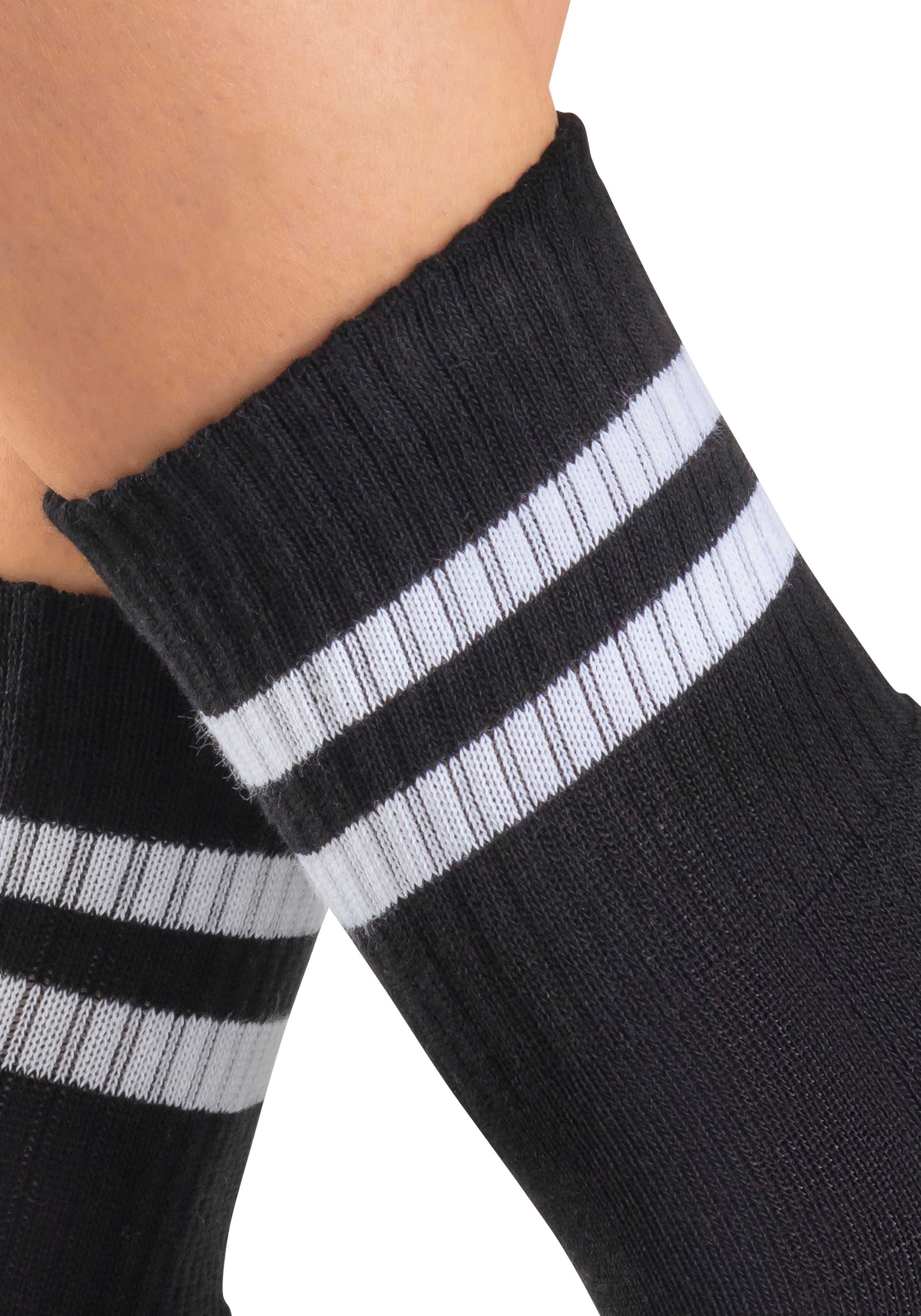 H.I.S Sportsocken Packung, 6 Paar tlg. klassische Tennissocken mit Streifen