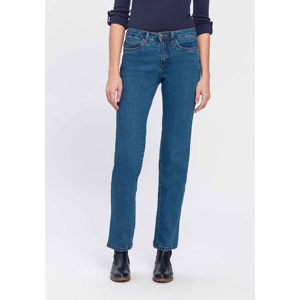 Arizona Gerade Jeans »Comfort-Fit«, High Waist