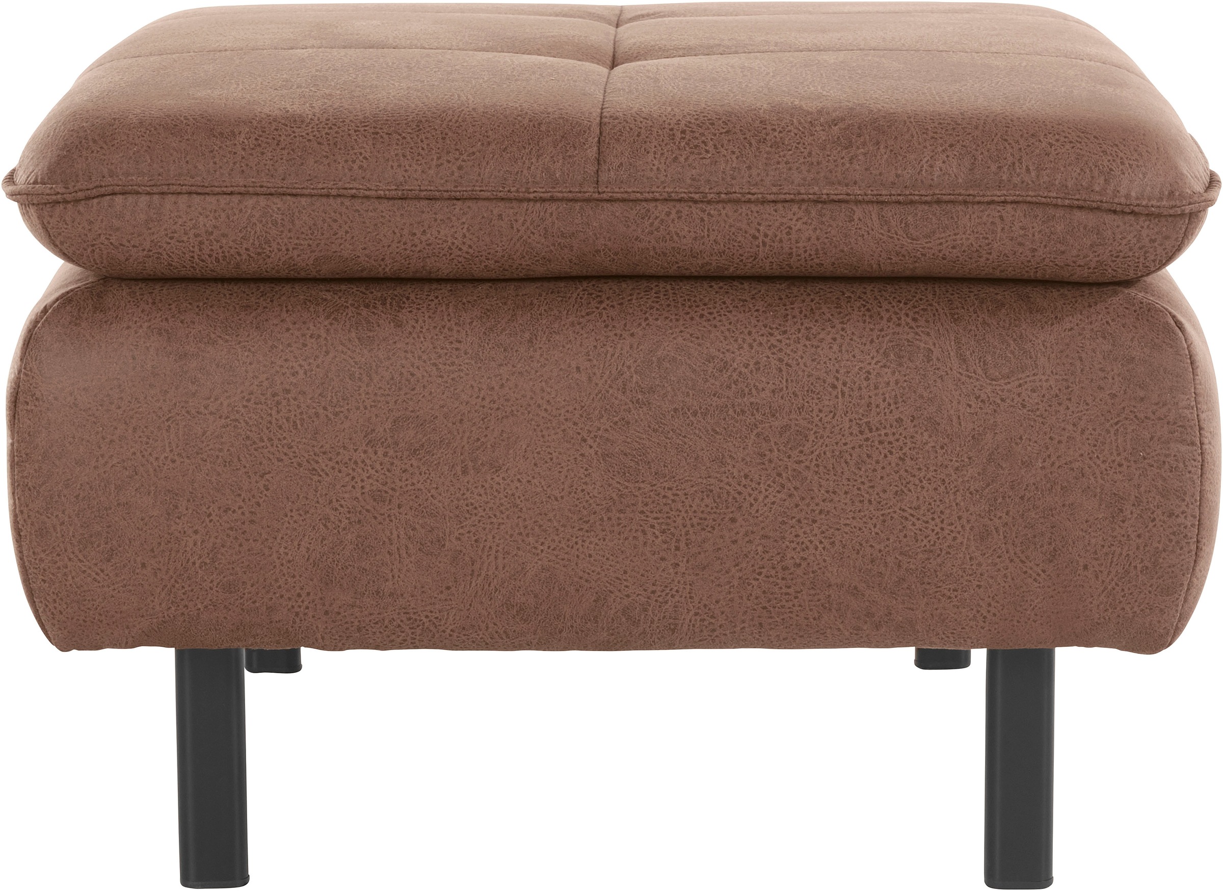 Thumbnail - Home affaire Polsterhocker "Birkholm" passend zur Serie "Birkholm", B/T/H: 65/65/44 cm