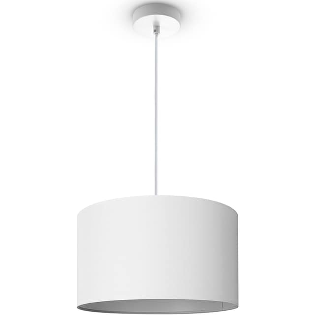 BAUR LED flammig-flammig, | Schlafzimmer, Wohnzimmer Unifarben, UNI COLOR«, 1 Pendelleuchte Und Paco »HUGO Deko Deckenlampe E27 Home