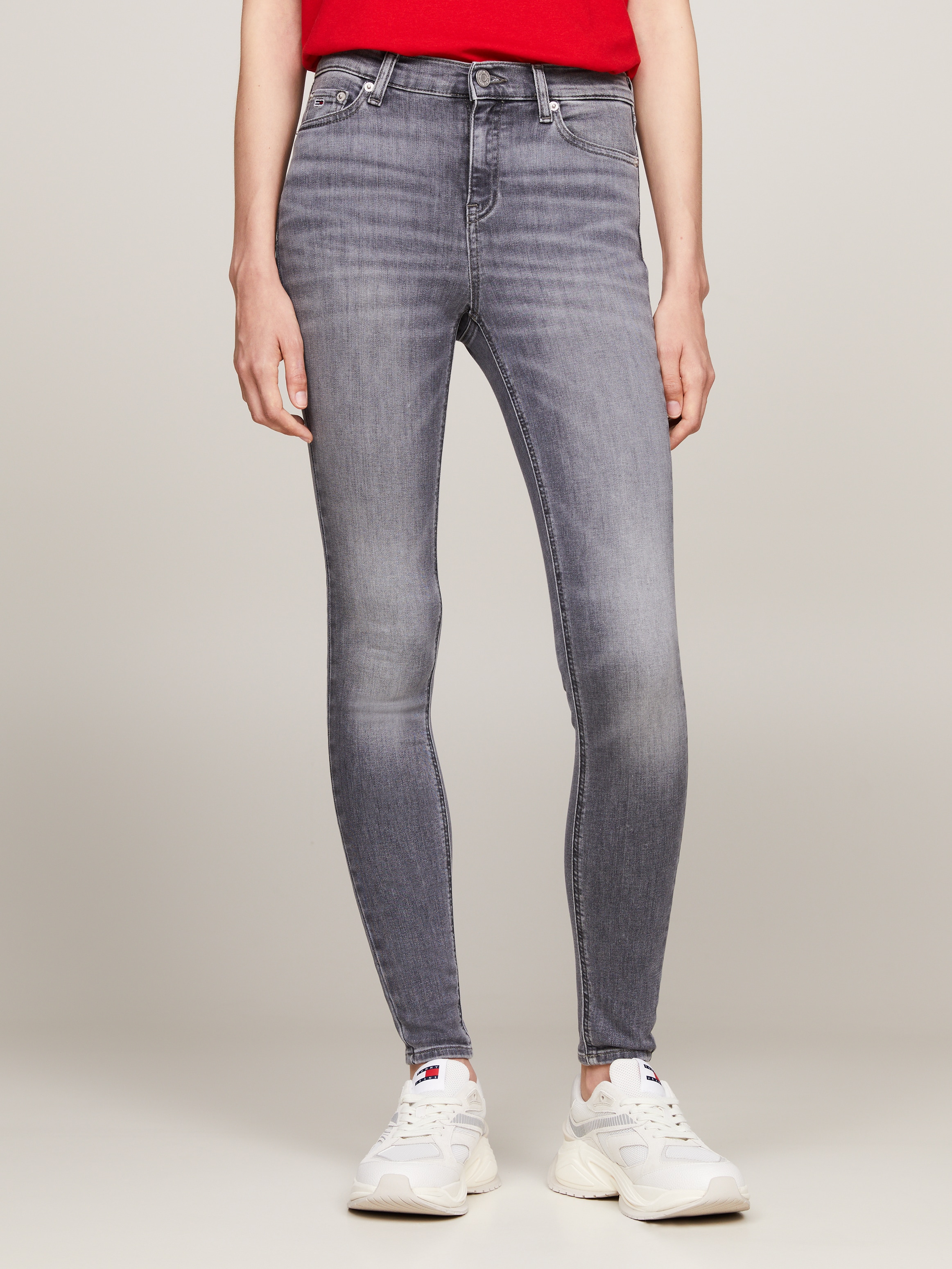 Skinny-fit-Jeans »Tommy Jeans - Damenjeans- NORA Mid Rise - Skinny Fit«, mit Waschung,...