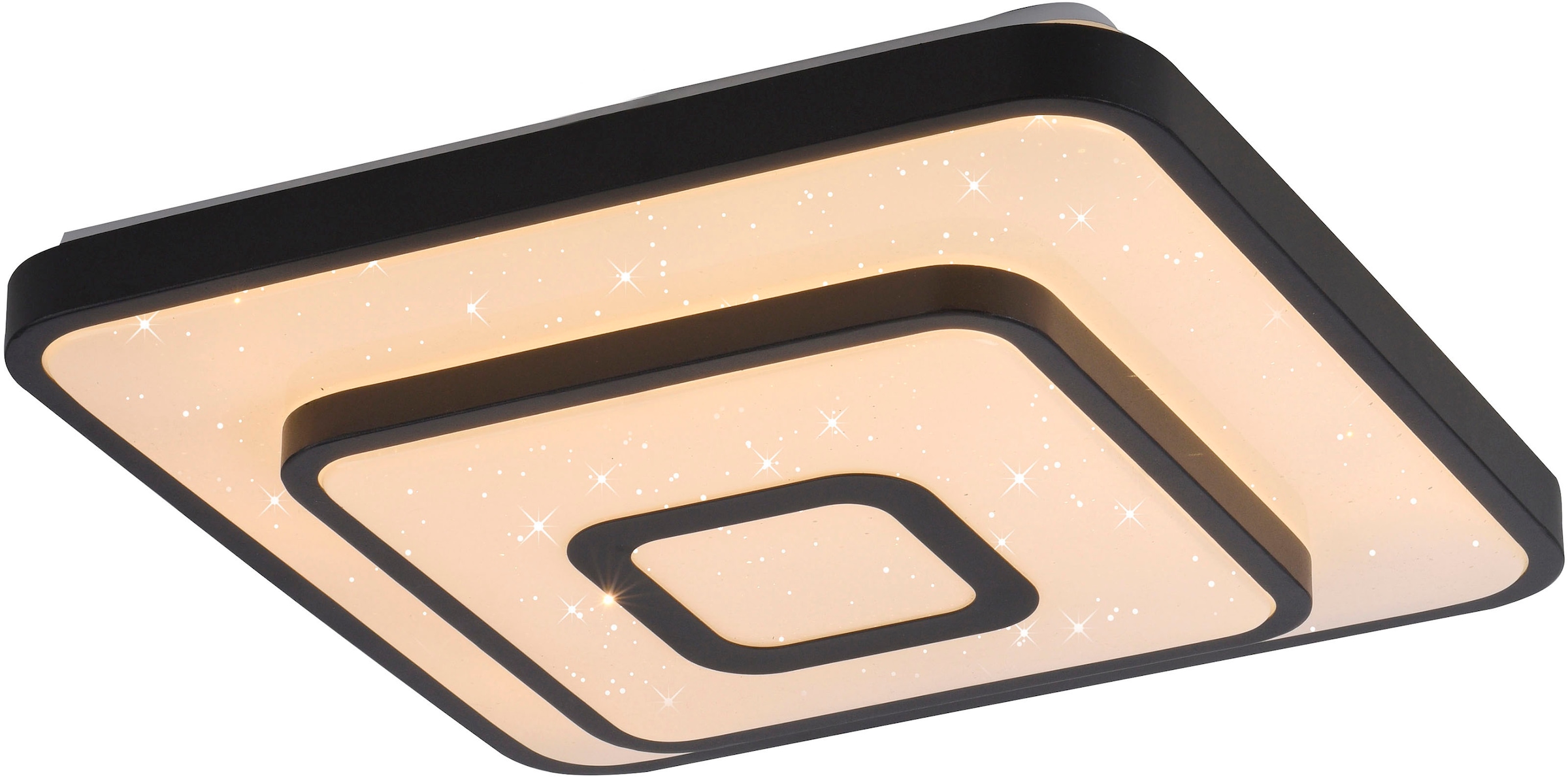 JUST LIGHT LED Deckenleuchte »TURANUS« LED-Board 1 Stk. Warmweiß Starry-Cover