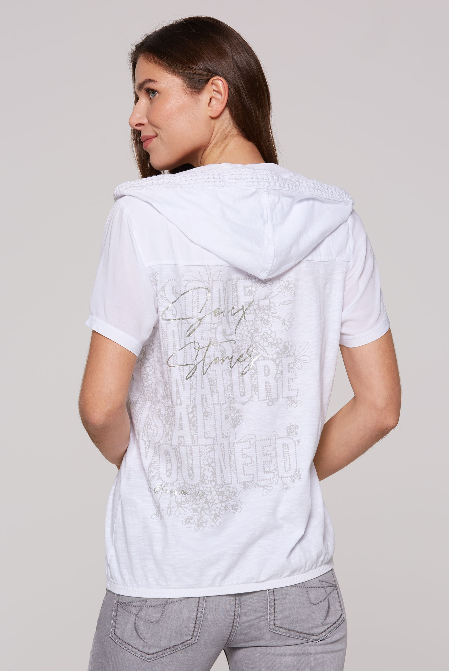 SOCCX Kapuzenshirt, mit Gummizug im Saum