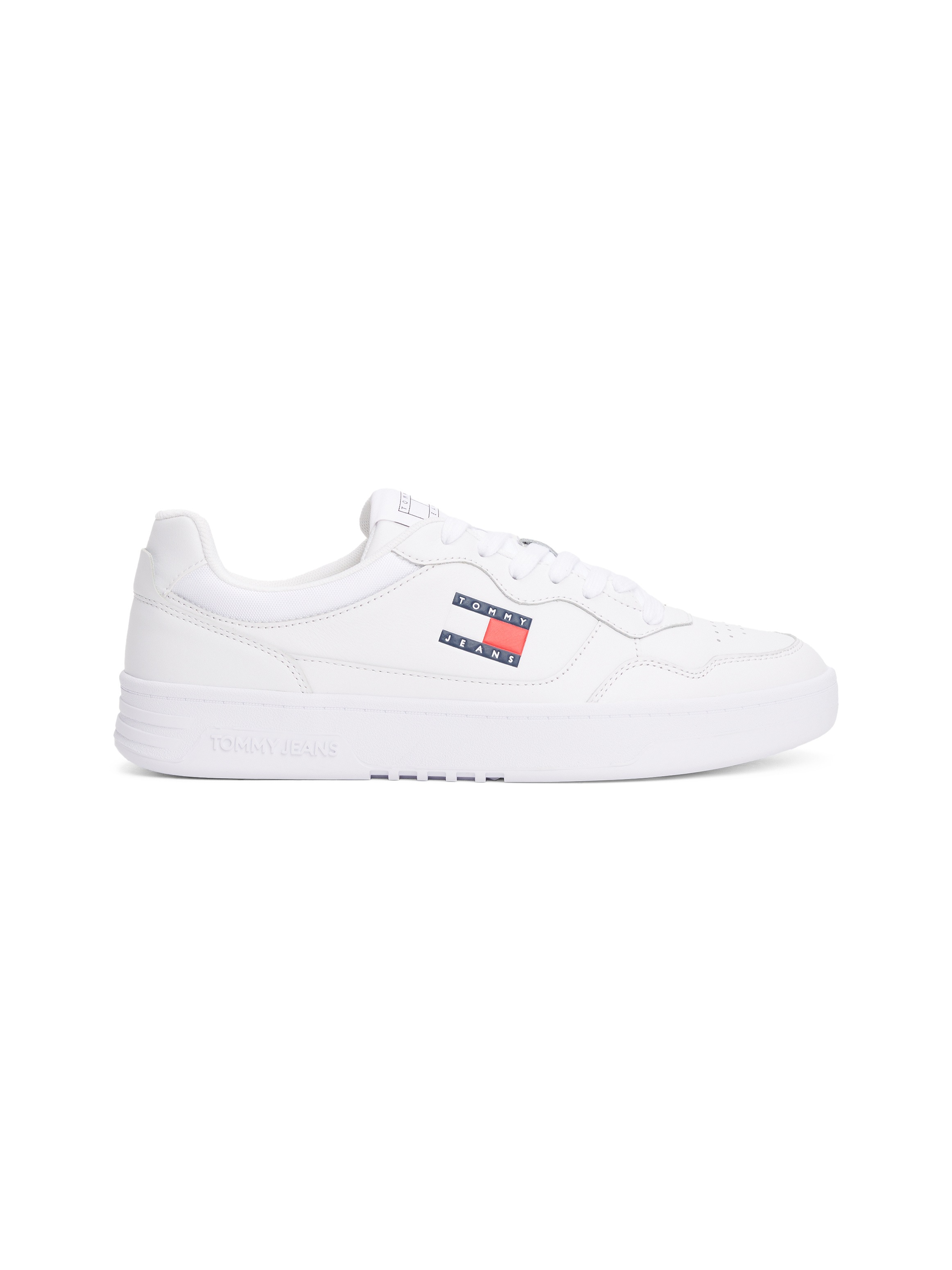 Tommy Jeans Sneaker »(NEW) TJM CUPSOLE LEATHER ESS«, Freizeitschuh, Halbschuh, Schnürschuh im Basket-Look