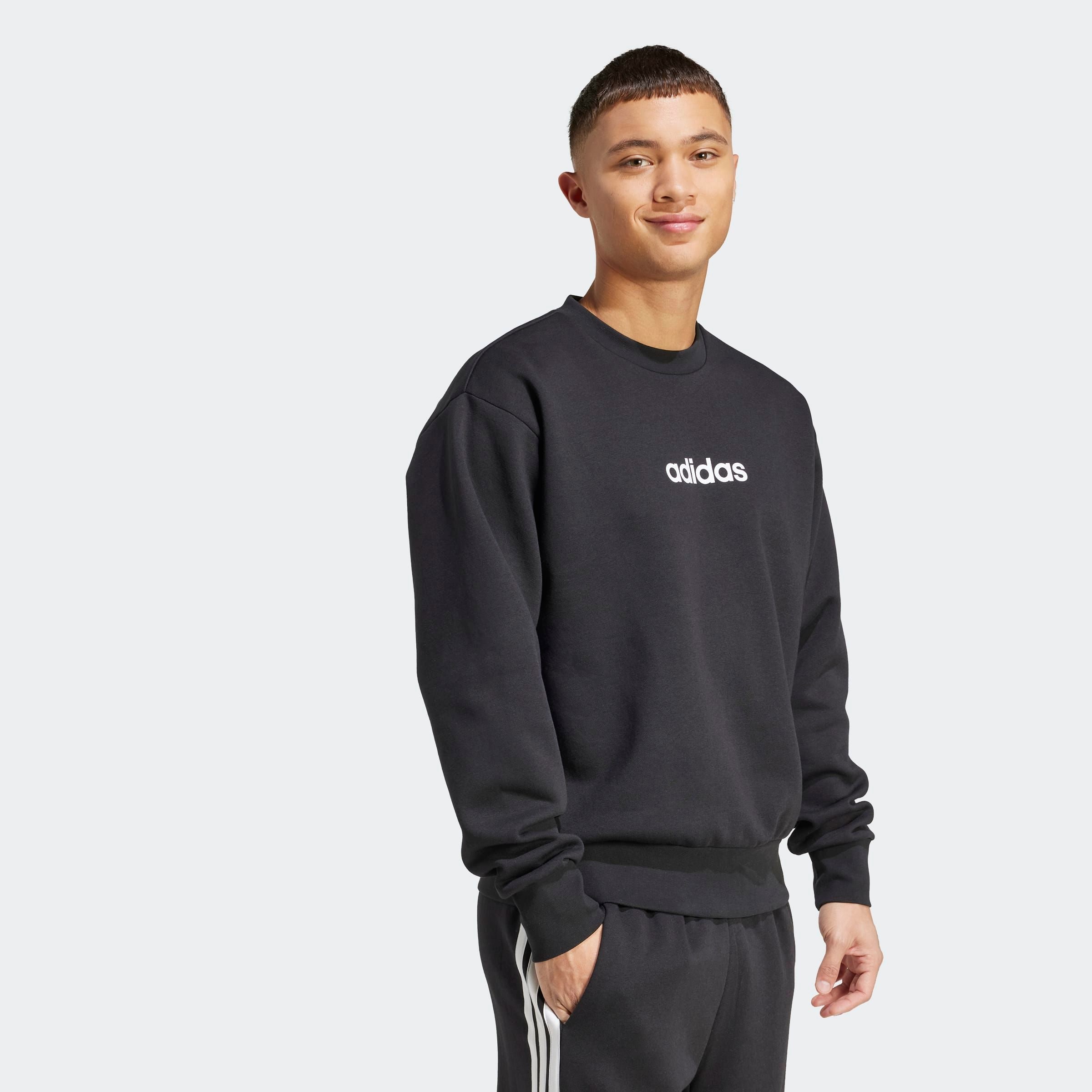 adidas Sportswear Sweatshirt "ESSENTIALS LINEAR FLEECE" günstig online kaufen