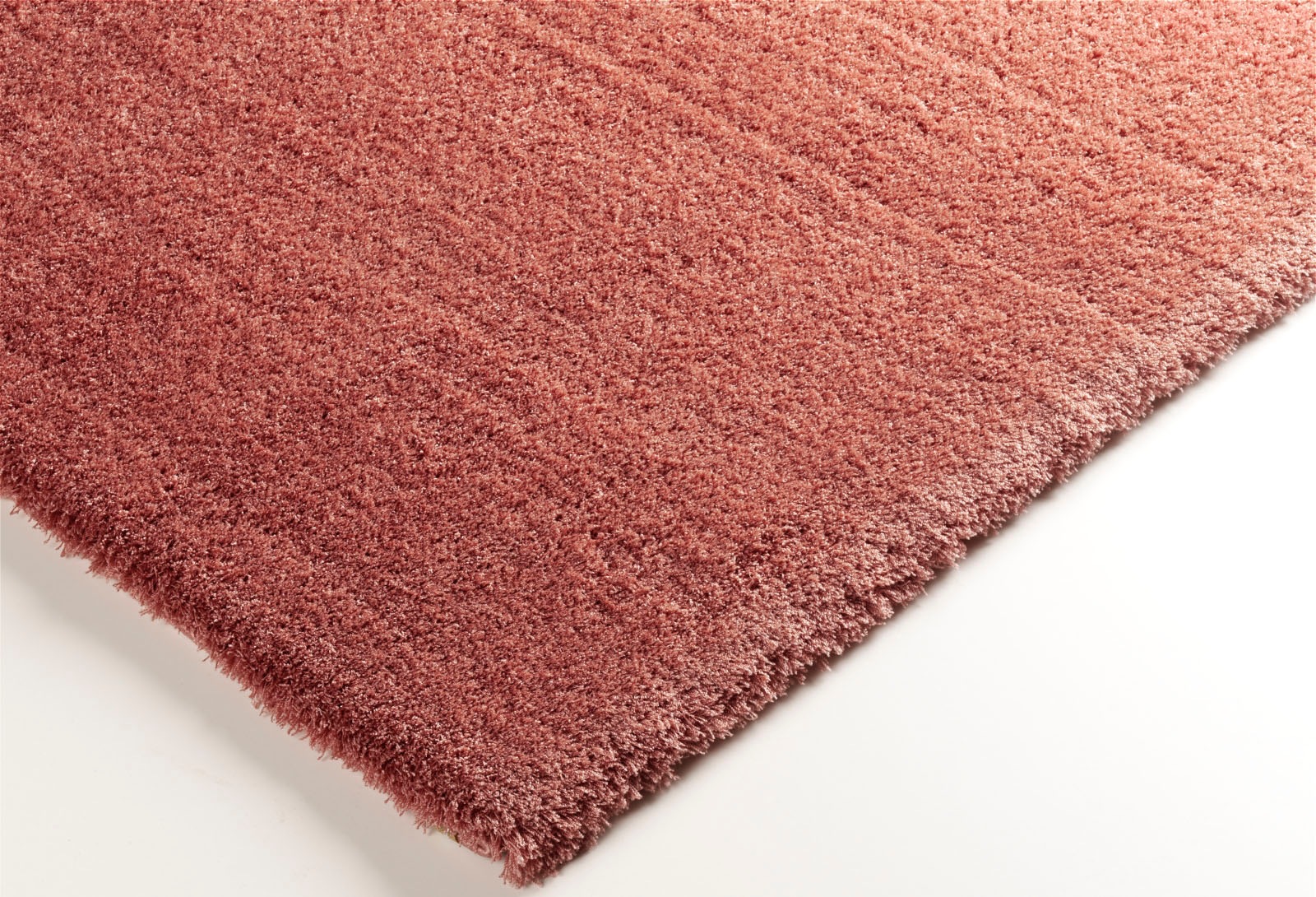 Hochflor-Teppich OCI DIE TEPPICHMARKE "Soft Dream, auch als Läufer erhältlich", rot (rosenholz), B:240cm H:30mm L:290cm, Kunstfaser, Teppiche, weich durch Microfaser, Shaggy, Langflor, Wohnzimmer 3