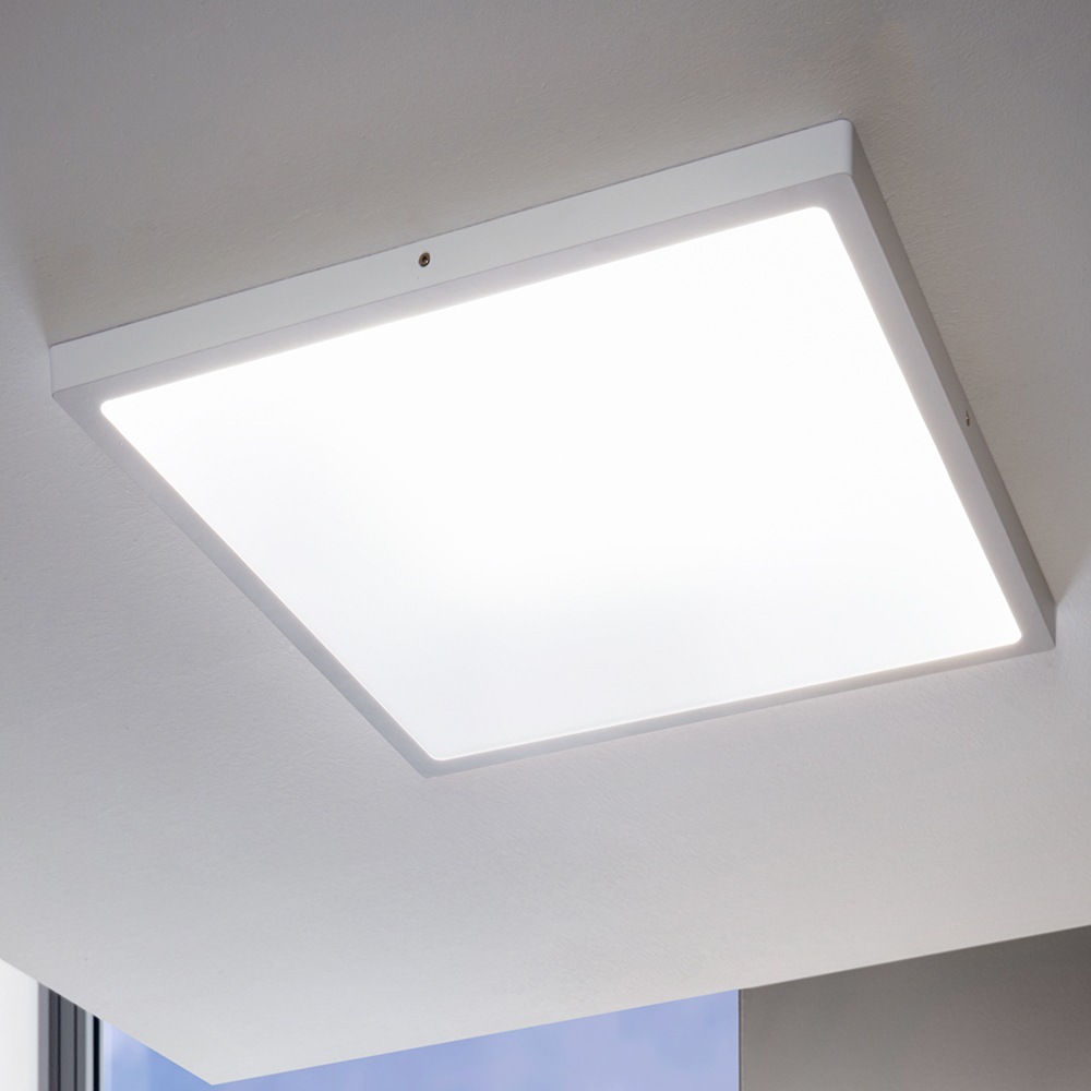 EGLO Aufbauleuchte »FUEVA 1«, 1 flammig, Leuchtmittel LED-Board | LED fest integriert, schlankes Design, nur 3 cm hoch