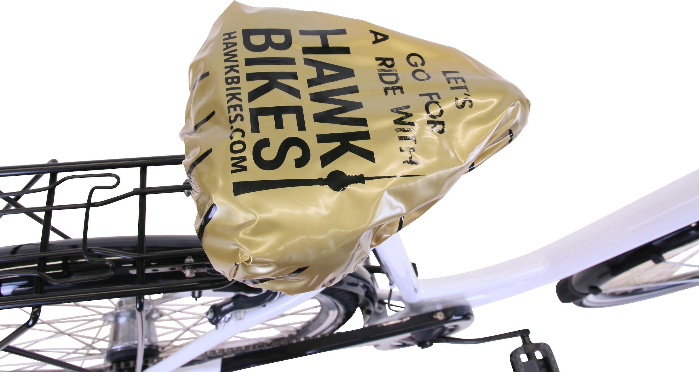 HAWK Bikes Cityrad »HAWK City Wave Deluxe Plus White«, 7 Gang, Shimano, Nexus Schaltwerk, mit Front-Drahtkorb