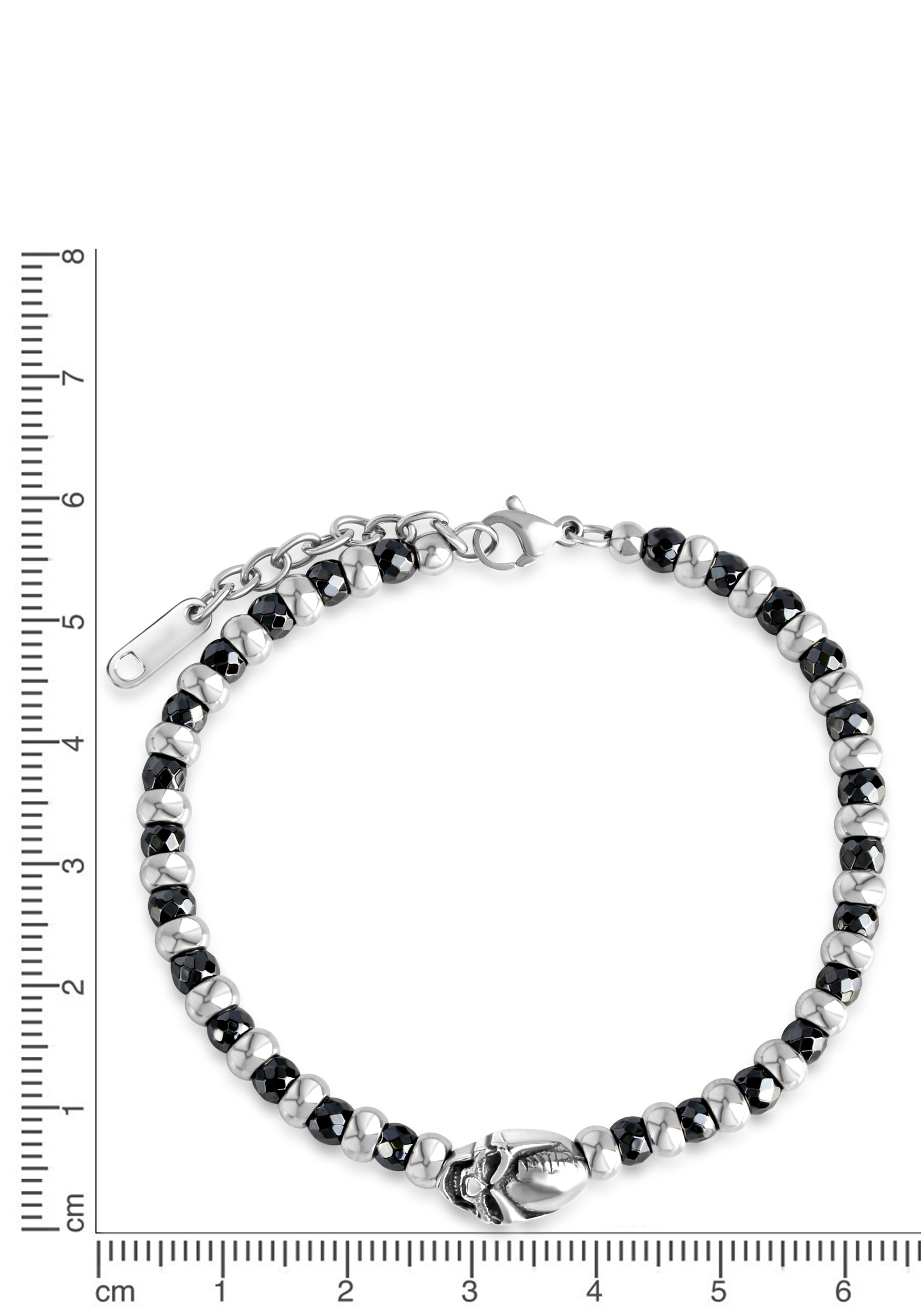 Firetti Edelstahlarmband »Schmuck Hämatit | BAUR kaufen Geschenk, Skull«, ▷ mit