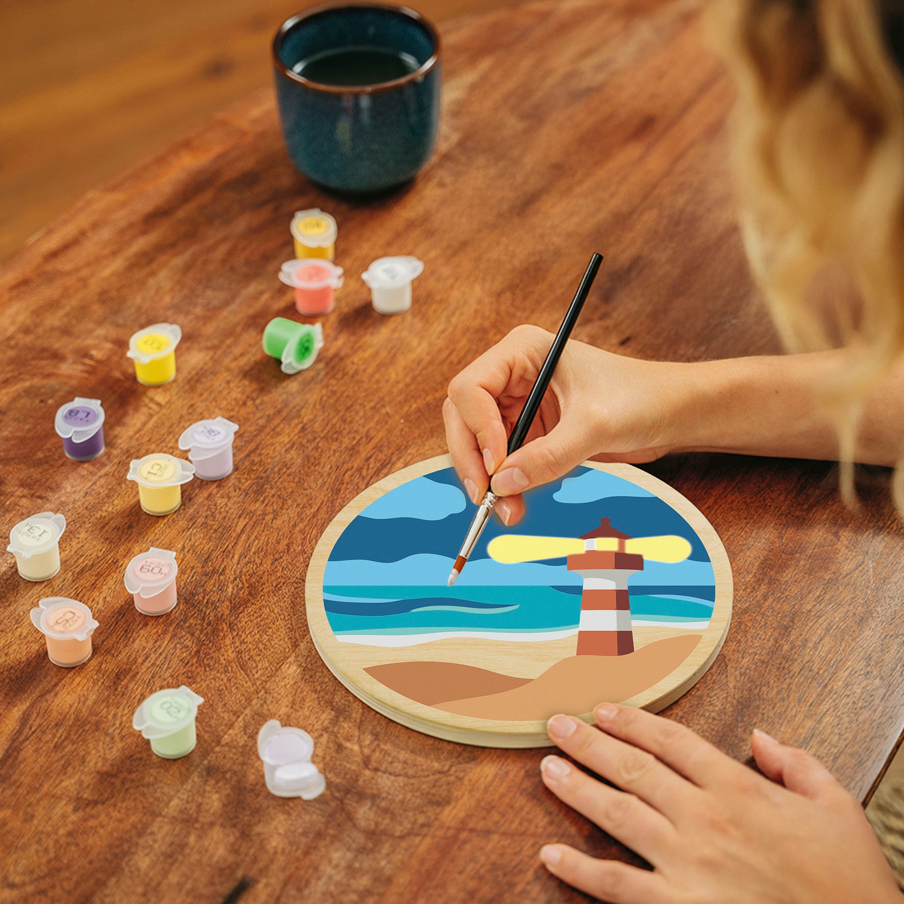 Ravensburger Malen nach Zahlen »CreArt, Wooden, Sea« Made in Europe