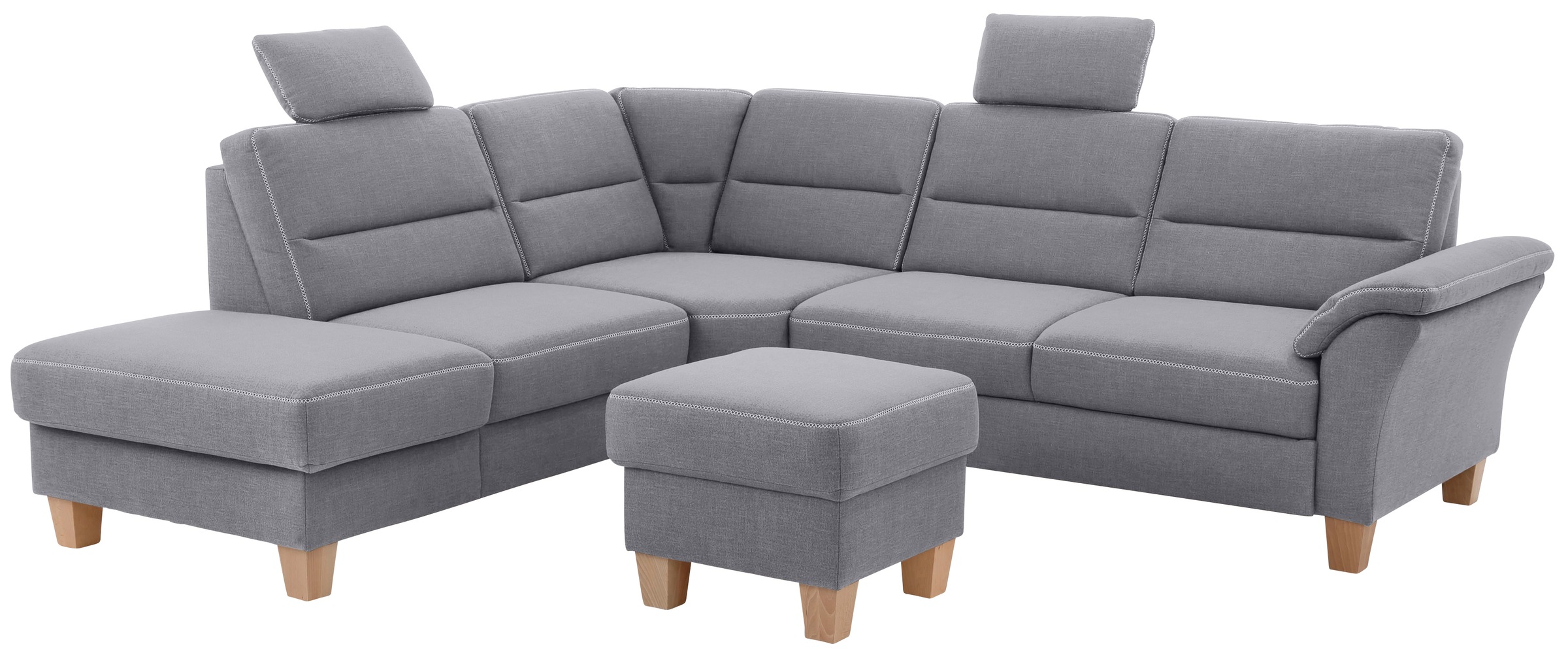 Home affaire Ecksofa "Soleo L-Form", komfortabel durch Trapezecke mit Relax günstig online kaufen